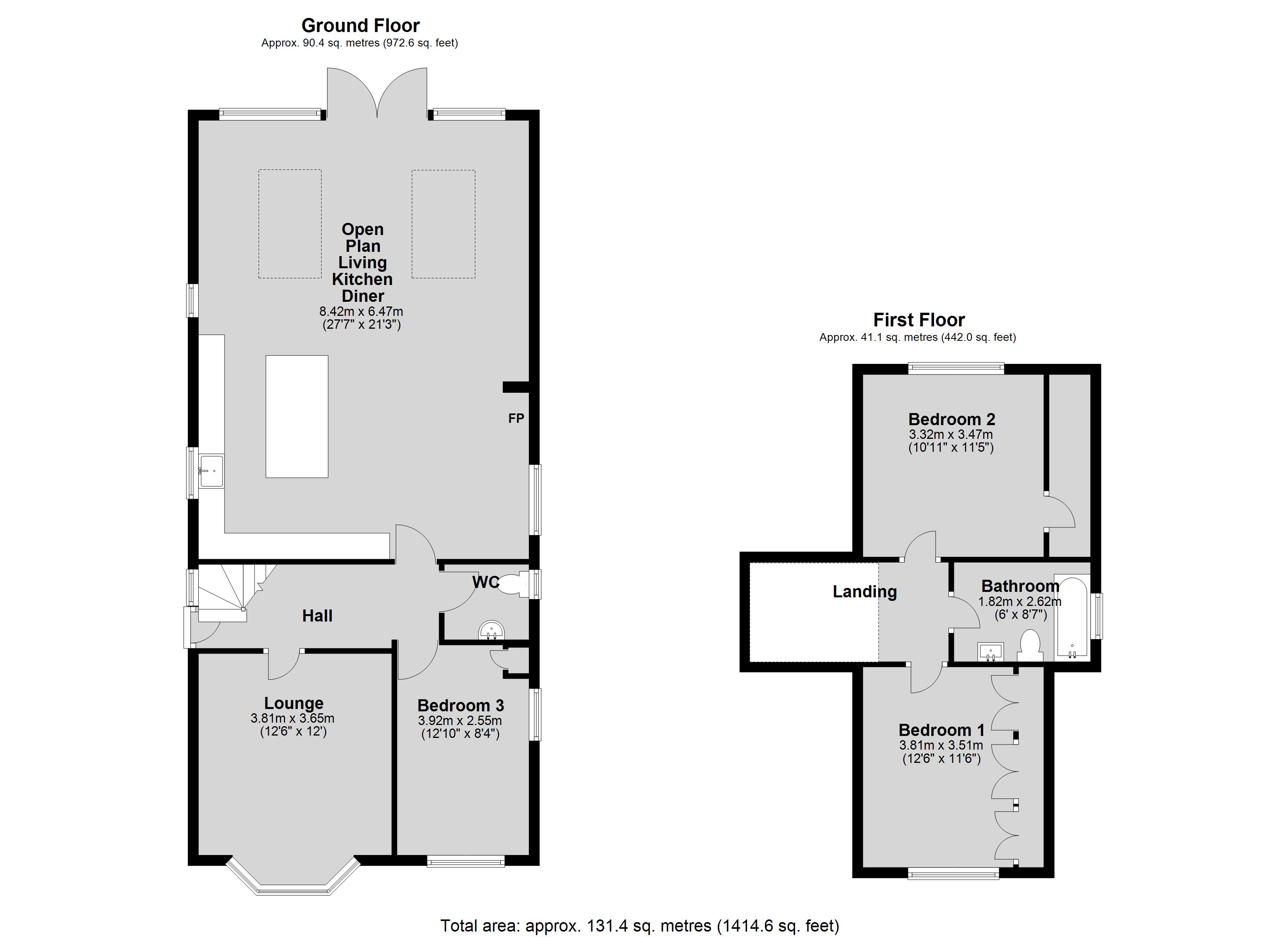 145, Bunkers Hill, Lincoln floorplan