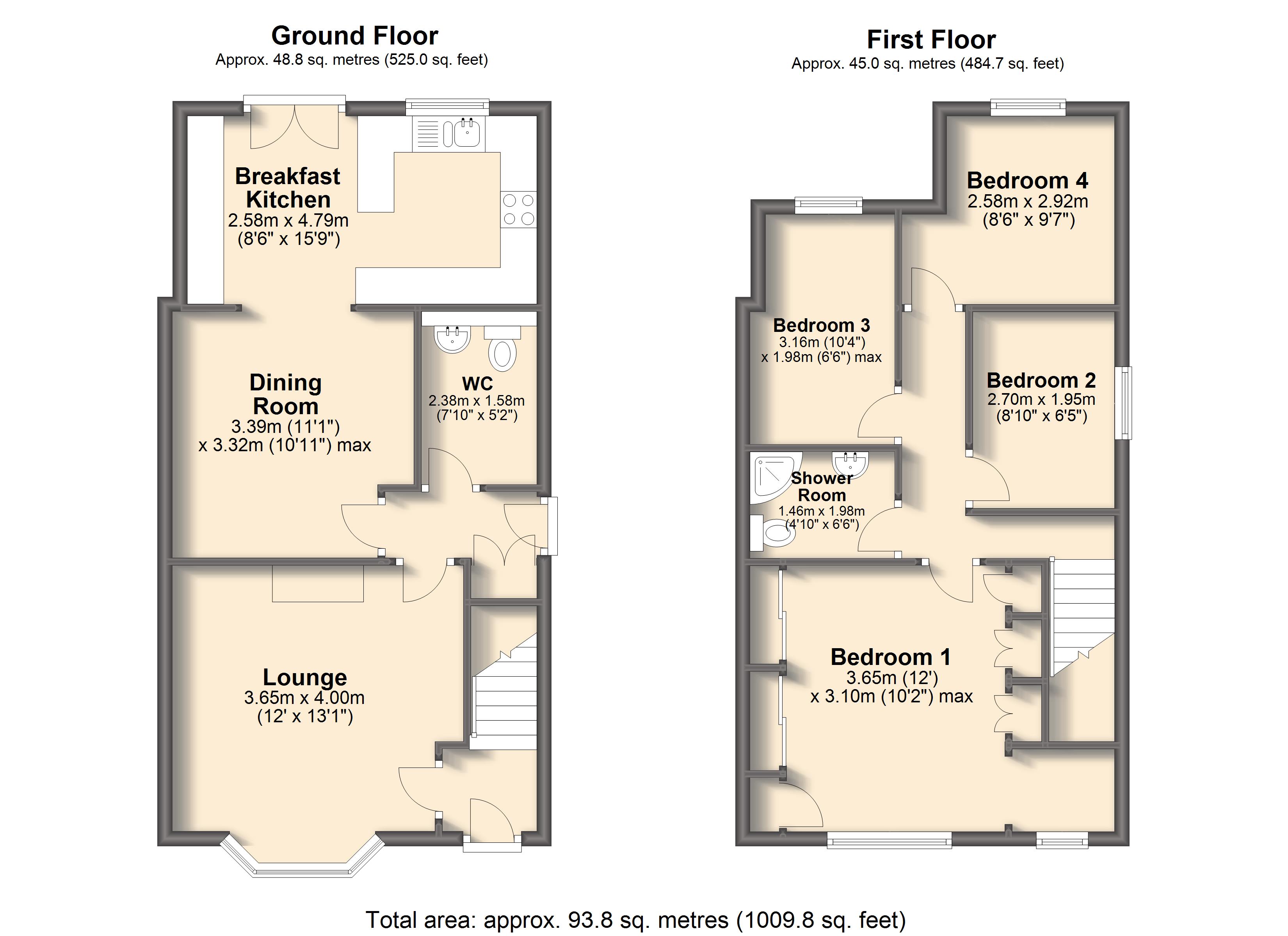 4 Bedrooms Semi-detached house for sale in Crawford Road, Sheffield S8