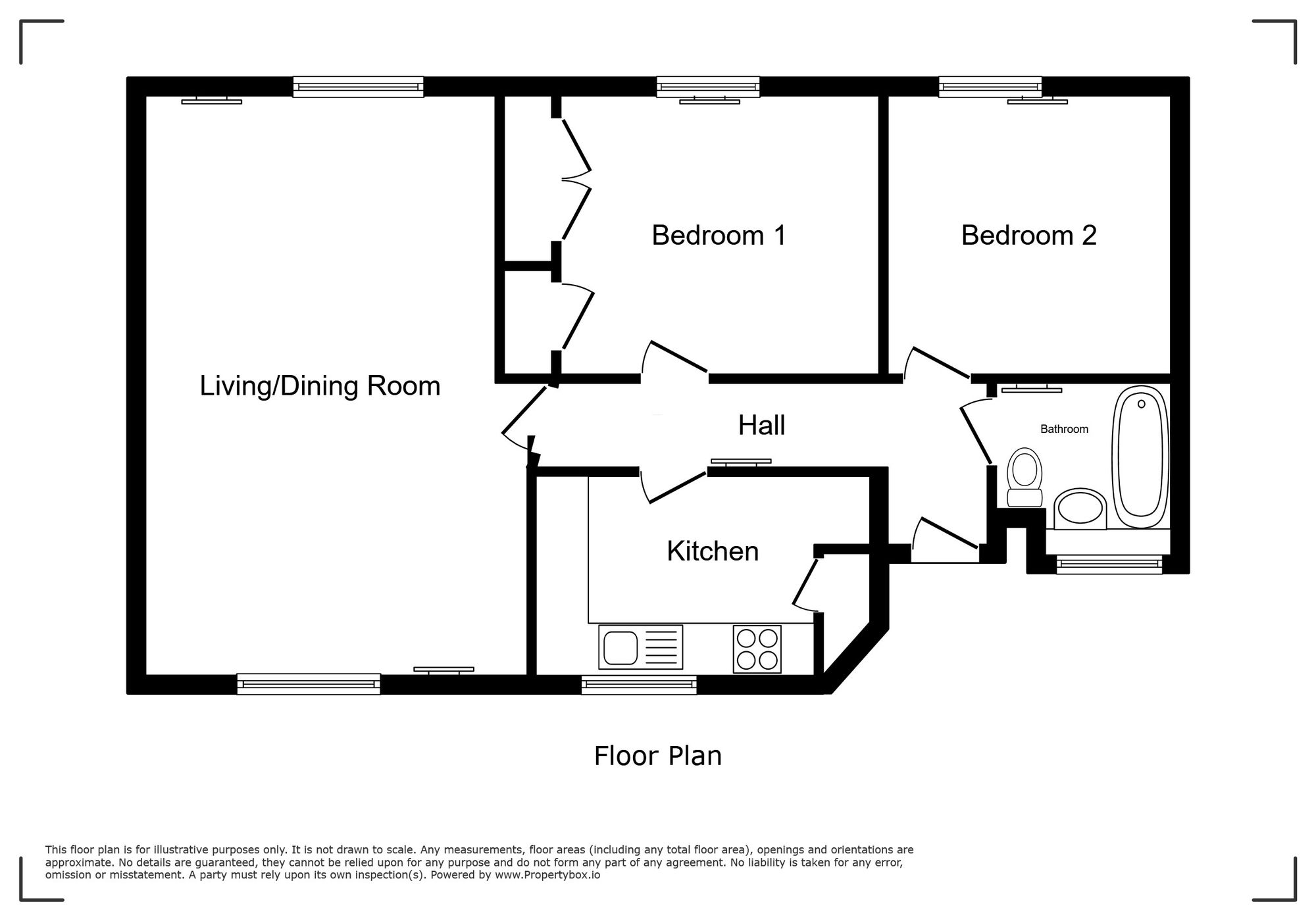 8 Capel Lane, Crawley floorplan