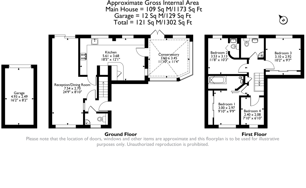121, The Bassetts, Stroud floorplan