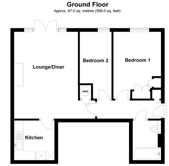 2 Bedrooms Flat for sale in Eastwood Road, Bramley, Guildford GU5