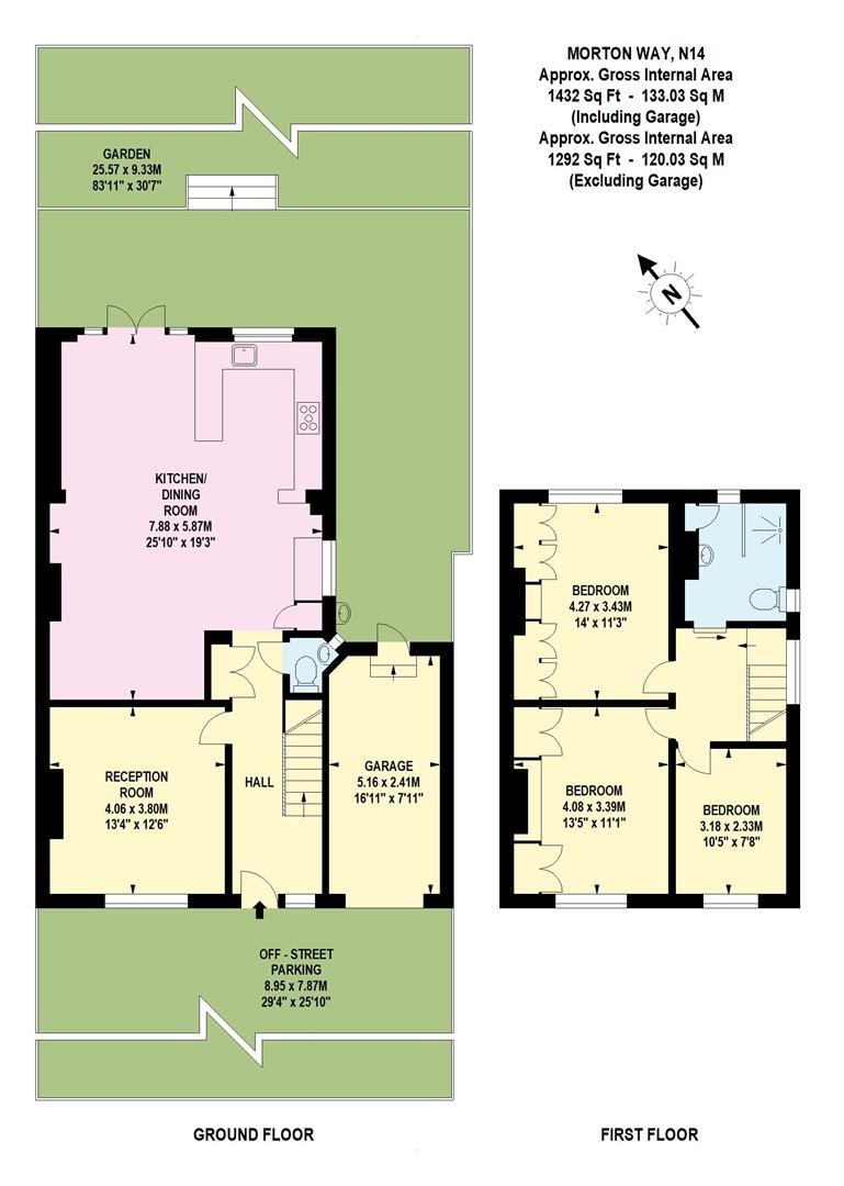 Morton Way, London floorplan