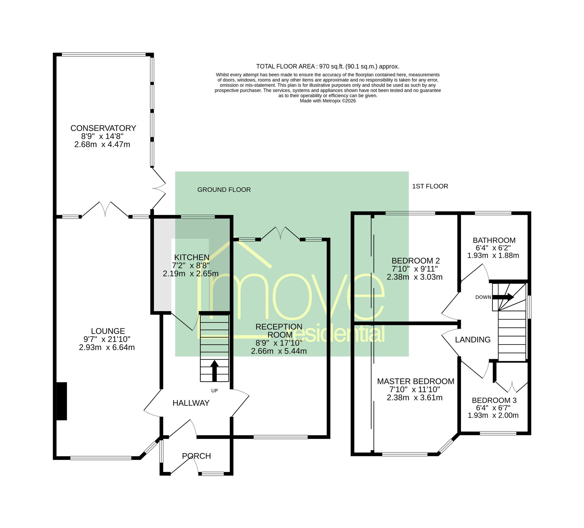 3 Sherwood Drive, Wirral floorplan