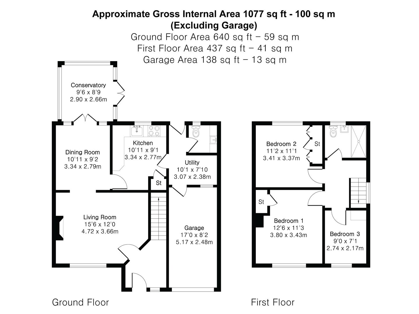 Harvey Way, Saffron Walden floorplan