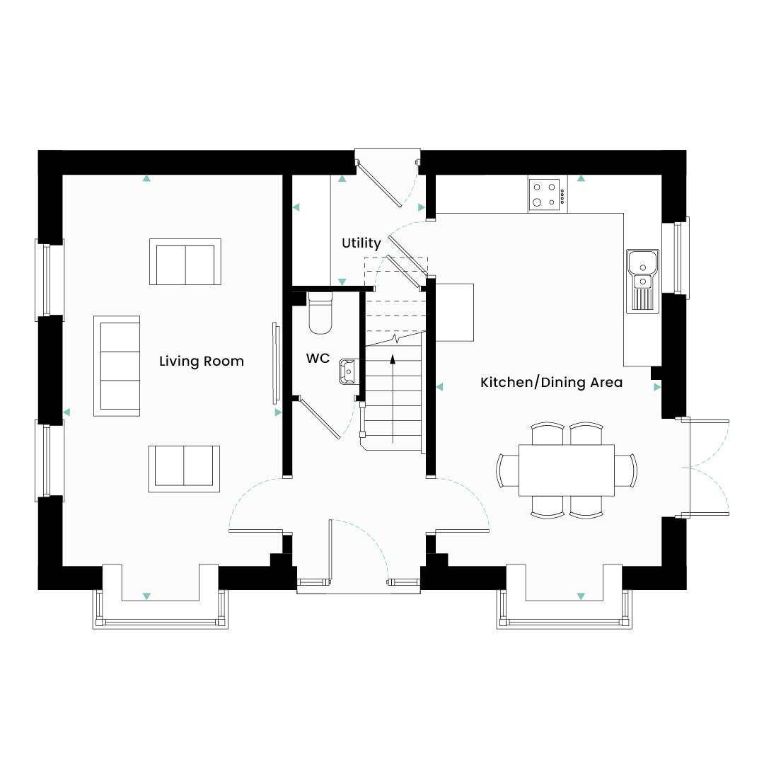 Four Acre Drive, Wixams floorplan