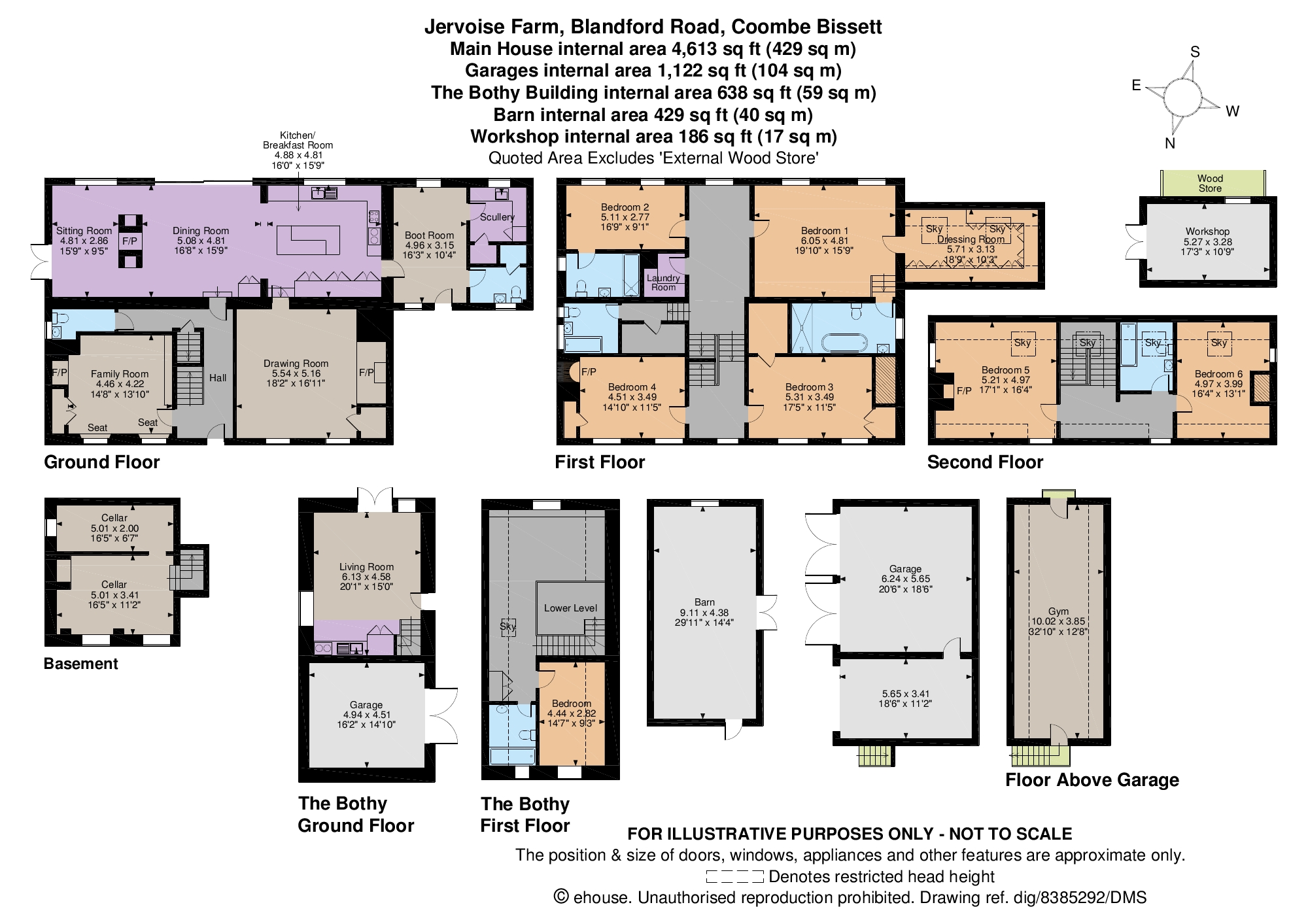 6 Bedrooms Detached house for sale in Blandford Road, Coombe Bissett, Salisbury SP5