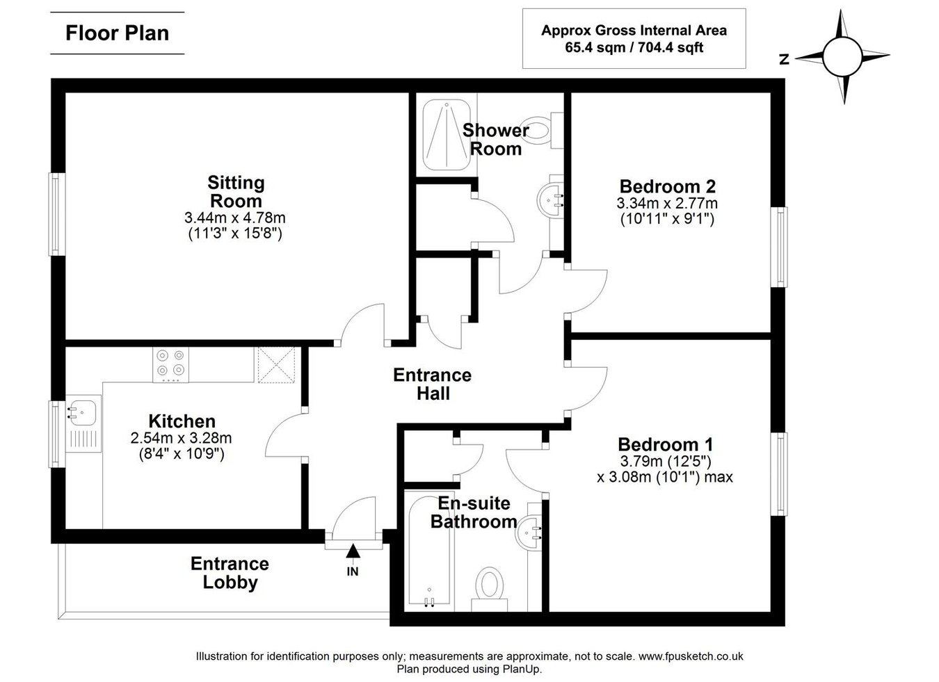 Applemore House, Hillcroft Close, Lymington floorplan