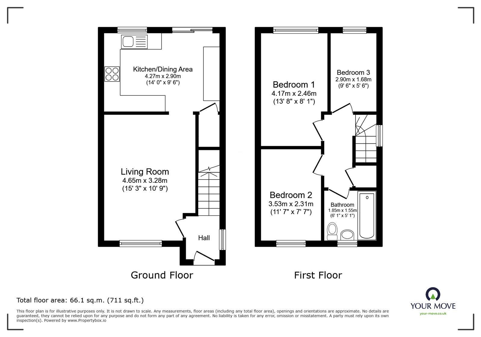 20, Highland Lea, Telford floorplan