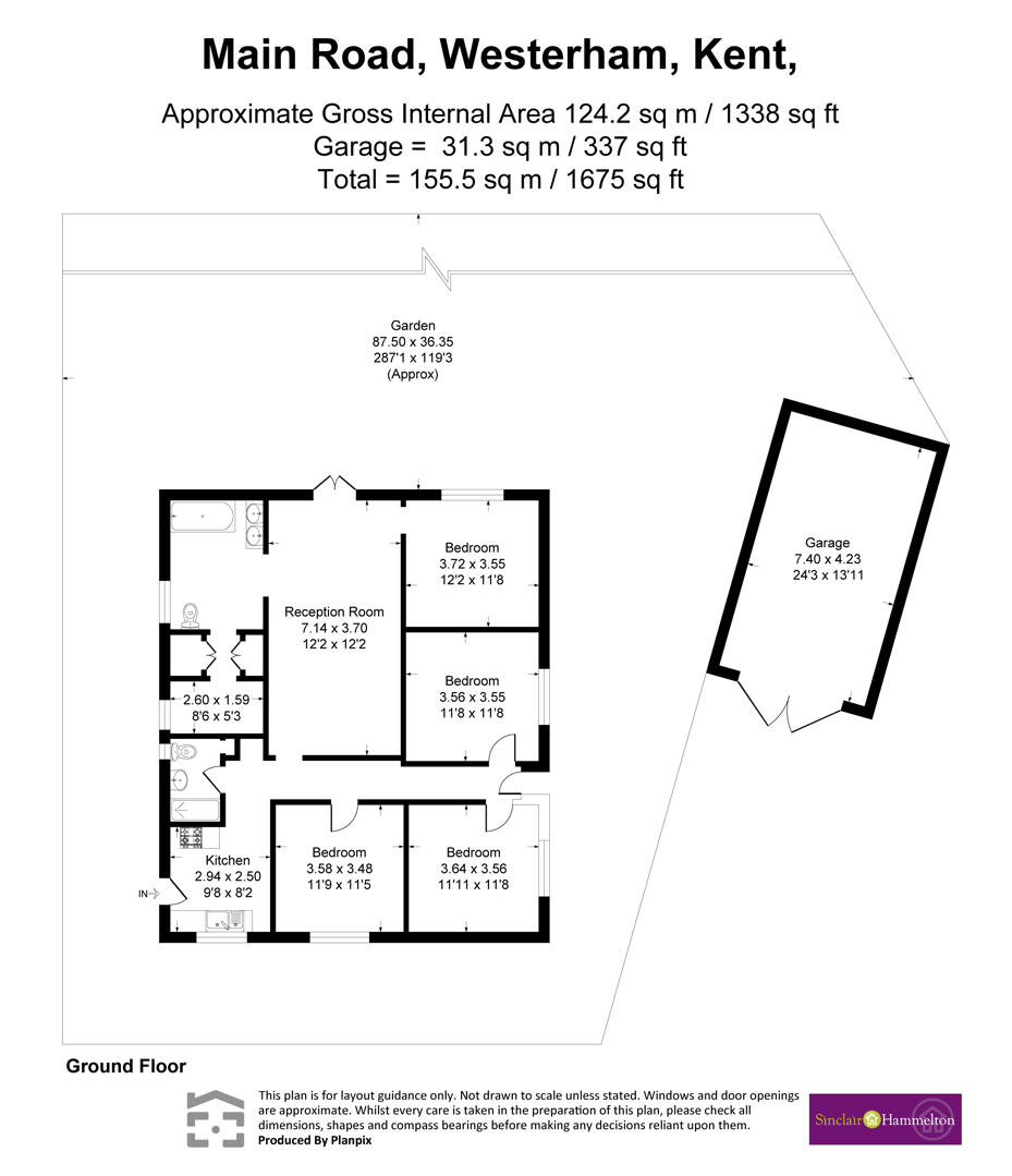 329, Main Road, Westerham floorplan