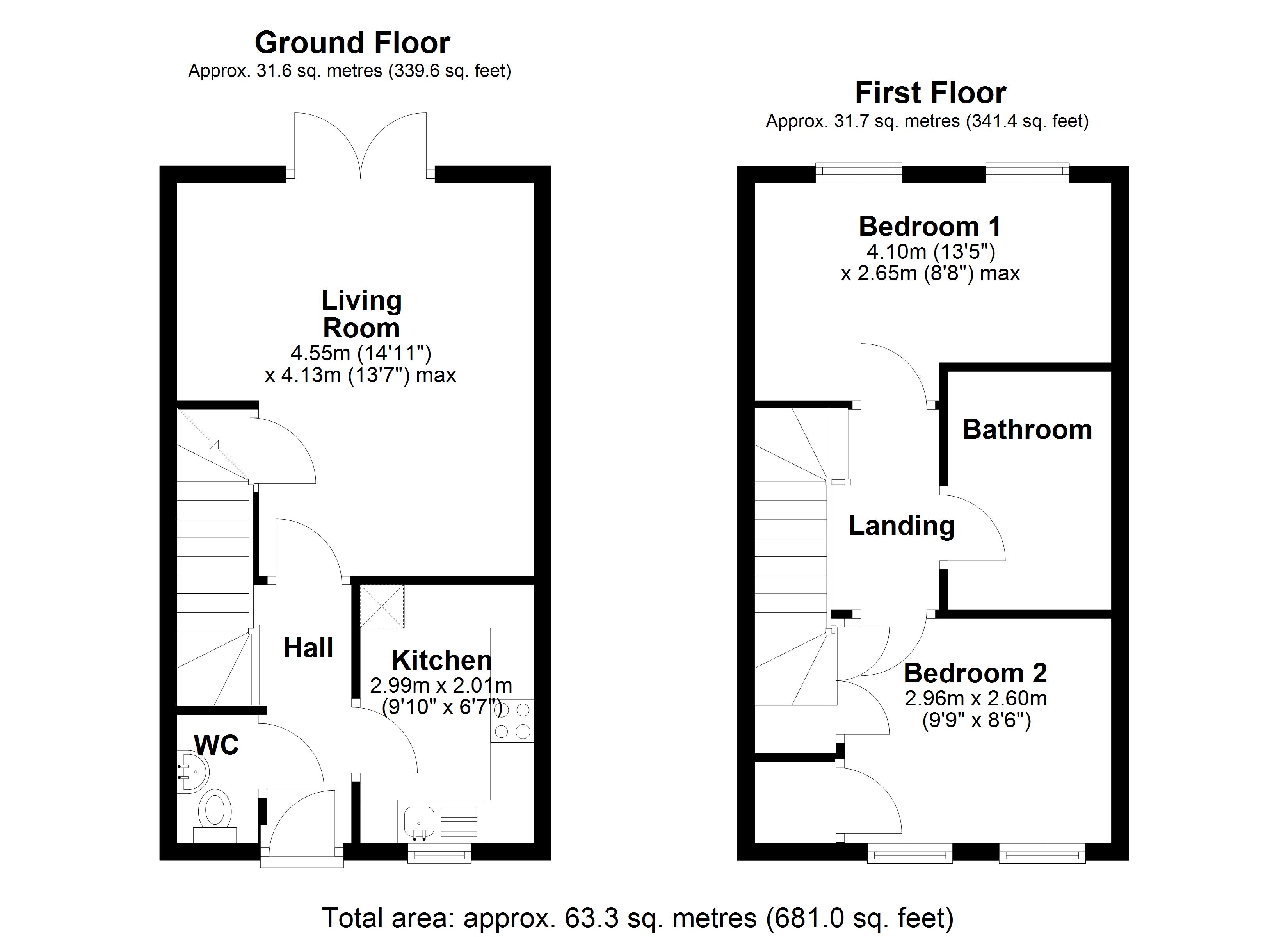 11, Drake Close, Suffolk floorplan