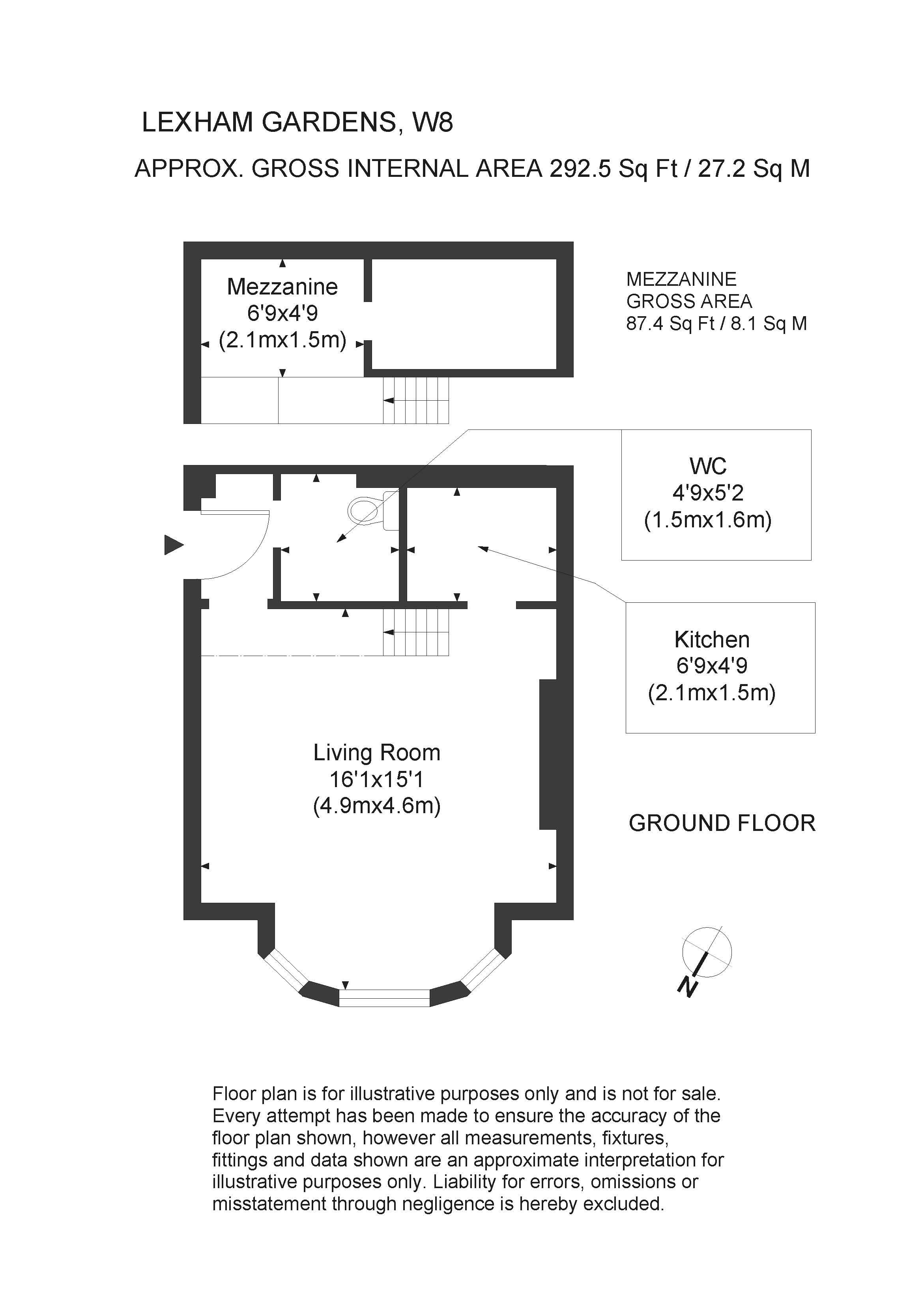 0 Bedrooms Studio to rent in Lexham Gardens, Kensington W8