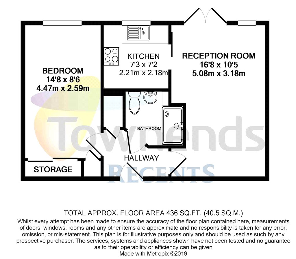 1 Bedrooms Flat for sale in St. Georges Court, St. Georges Road, Addlestone, Surrey KT15