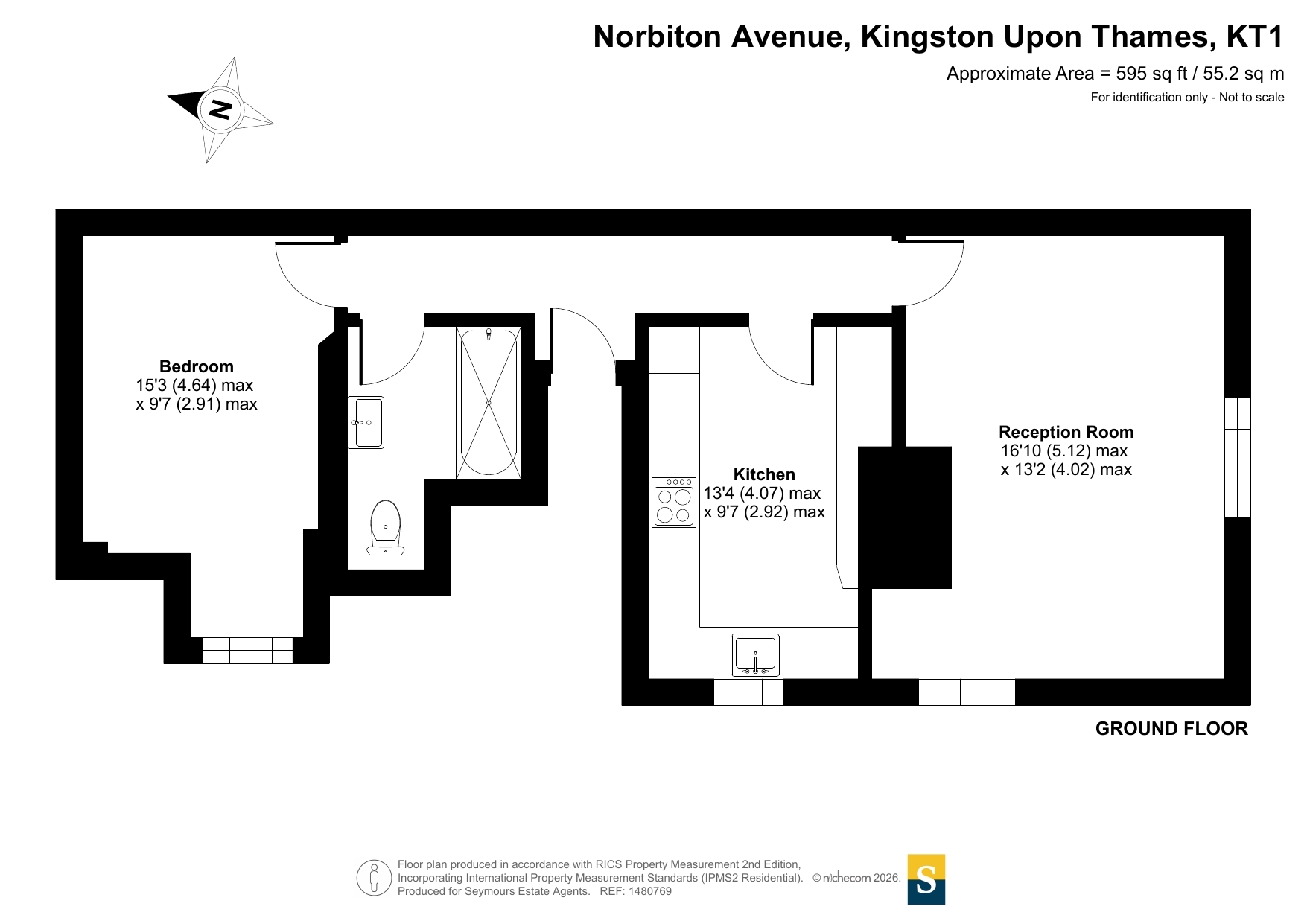 2, 30, Norbiton Avenue, Kingston Upon Thames floorplan