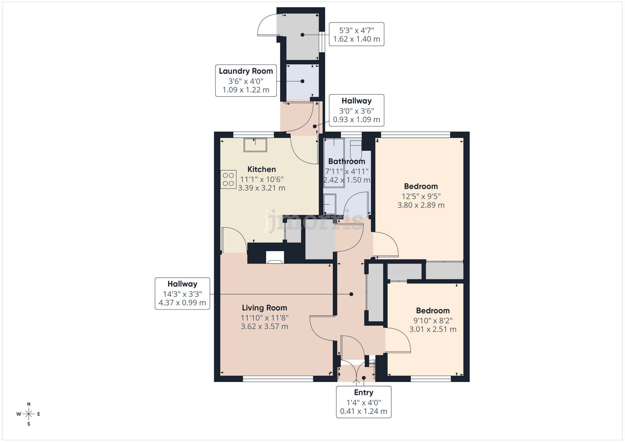 43 Bryn Glas, Cardigan floorplan
