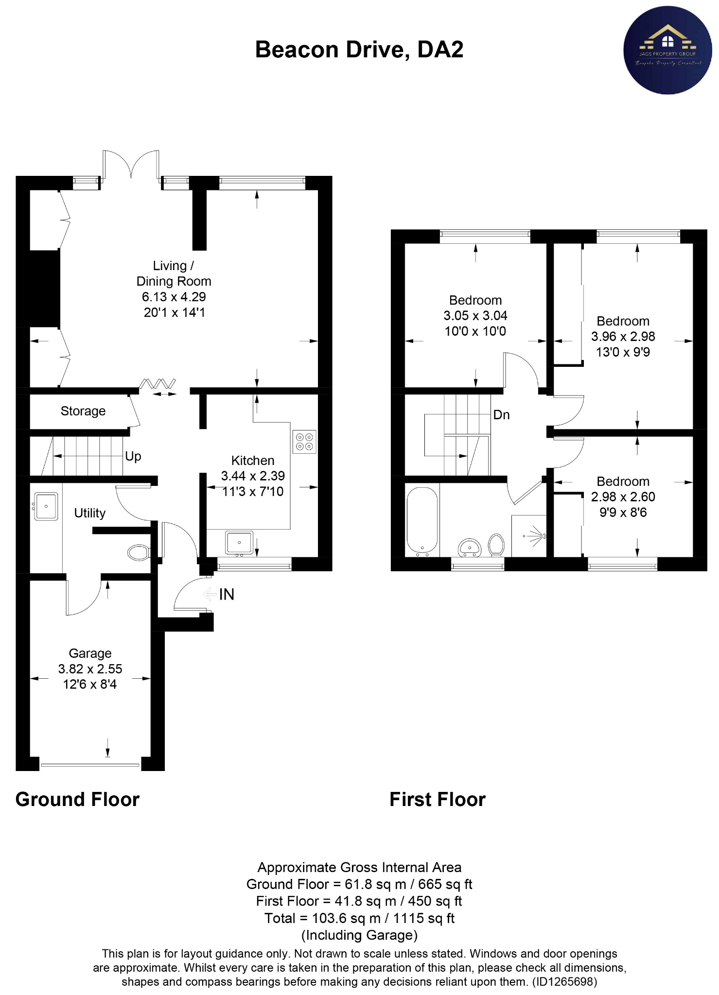 150, Beacon Drive, Dartford floorplan
