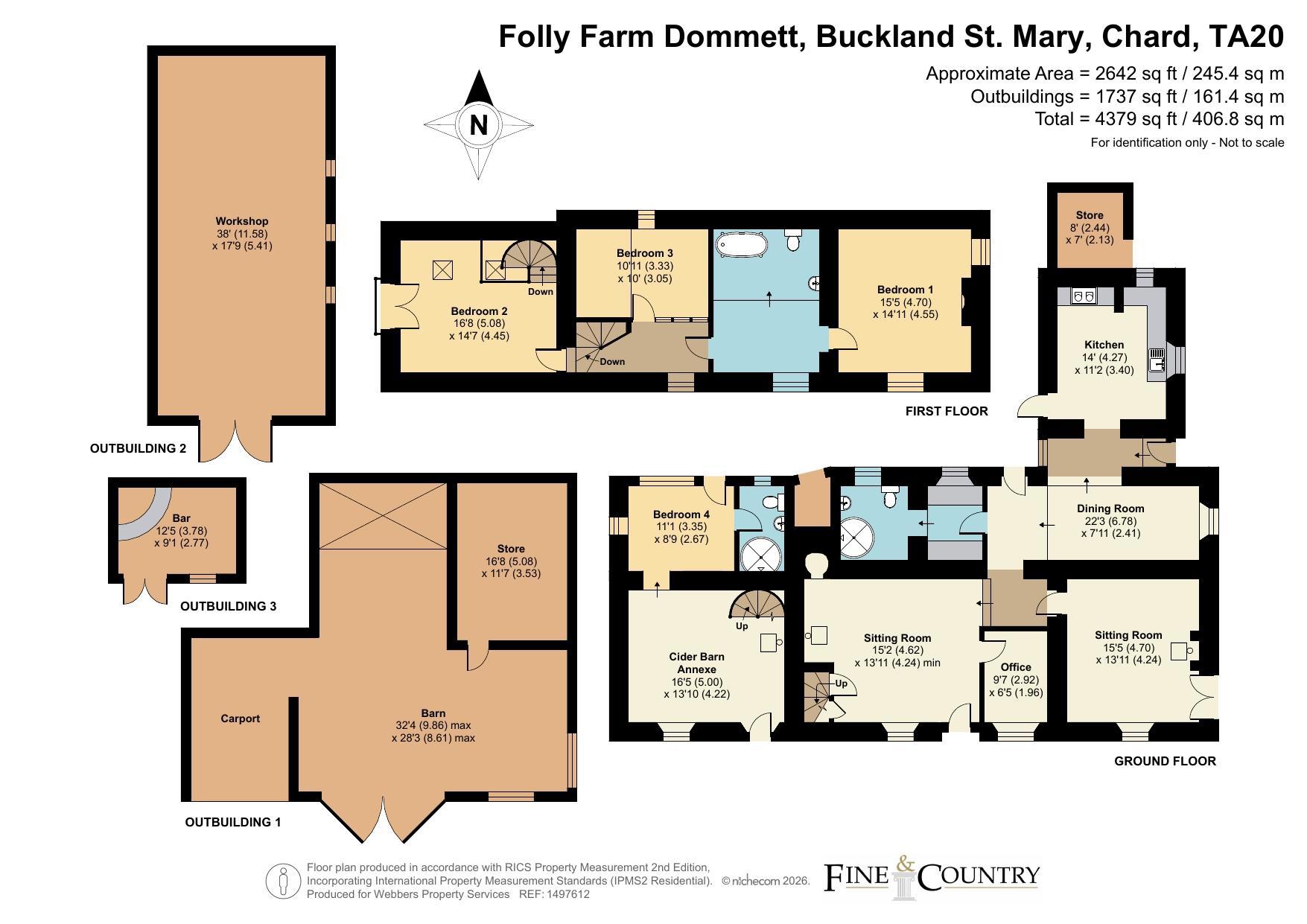 Folly Farm,, Buckland St Mary, Somerset floorplan