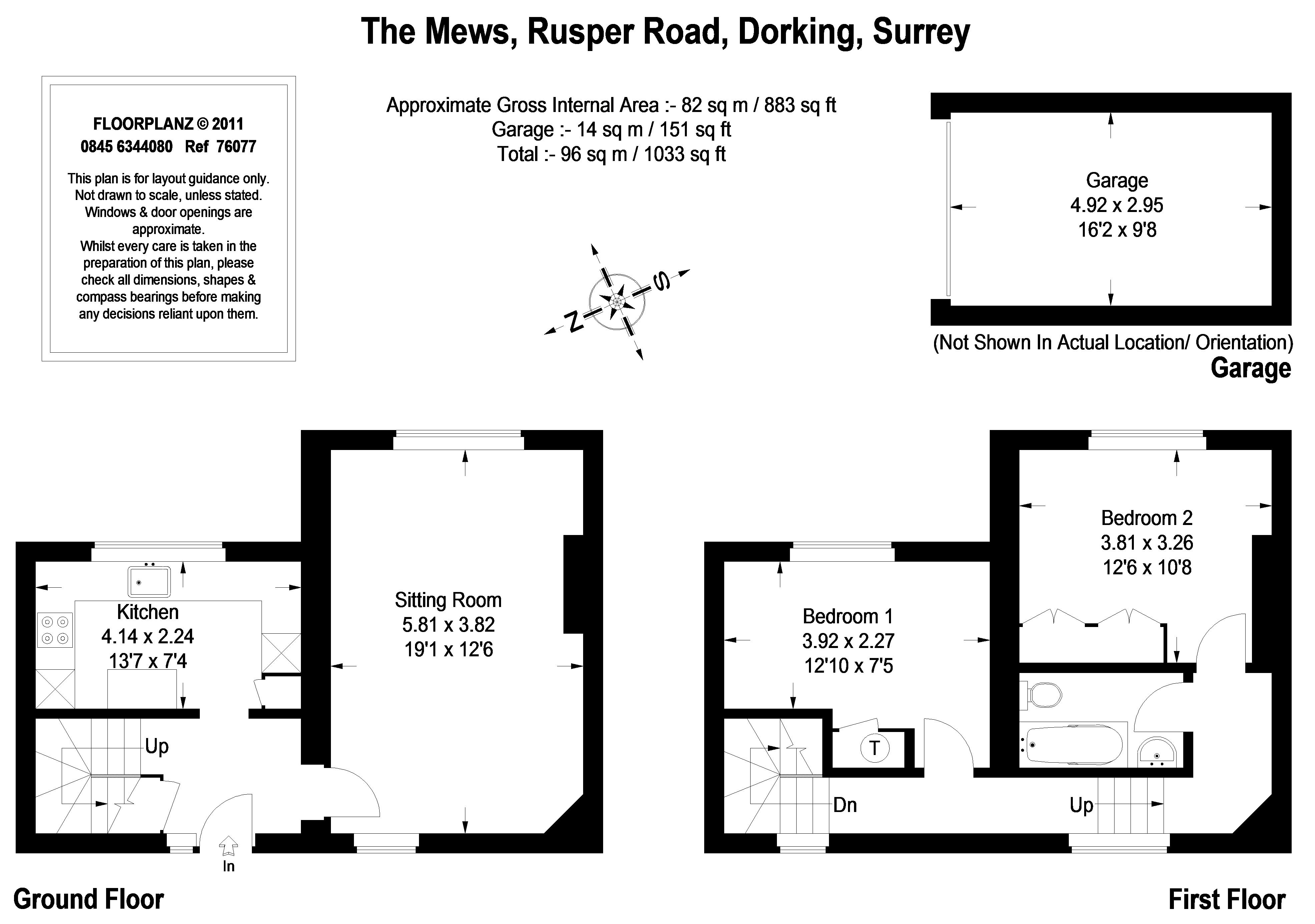 2 Bedrooms Mews house to rent in Rusper Road, Capel, Dorking RH5