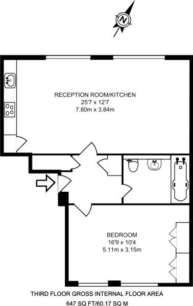 1 Bedrooms Flat to rent in Oval Road, Primrose Hill NW1