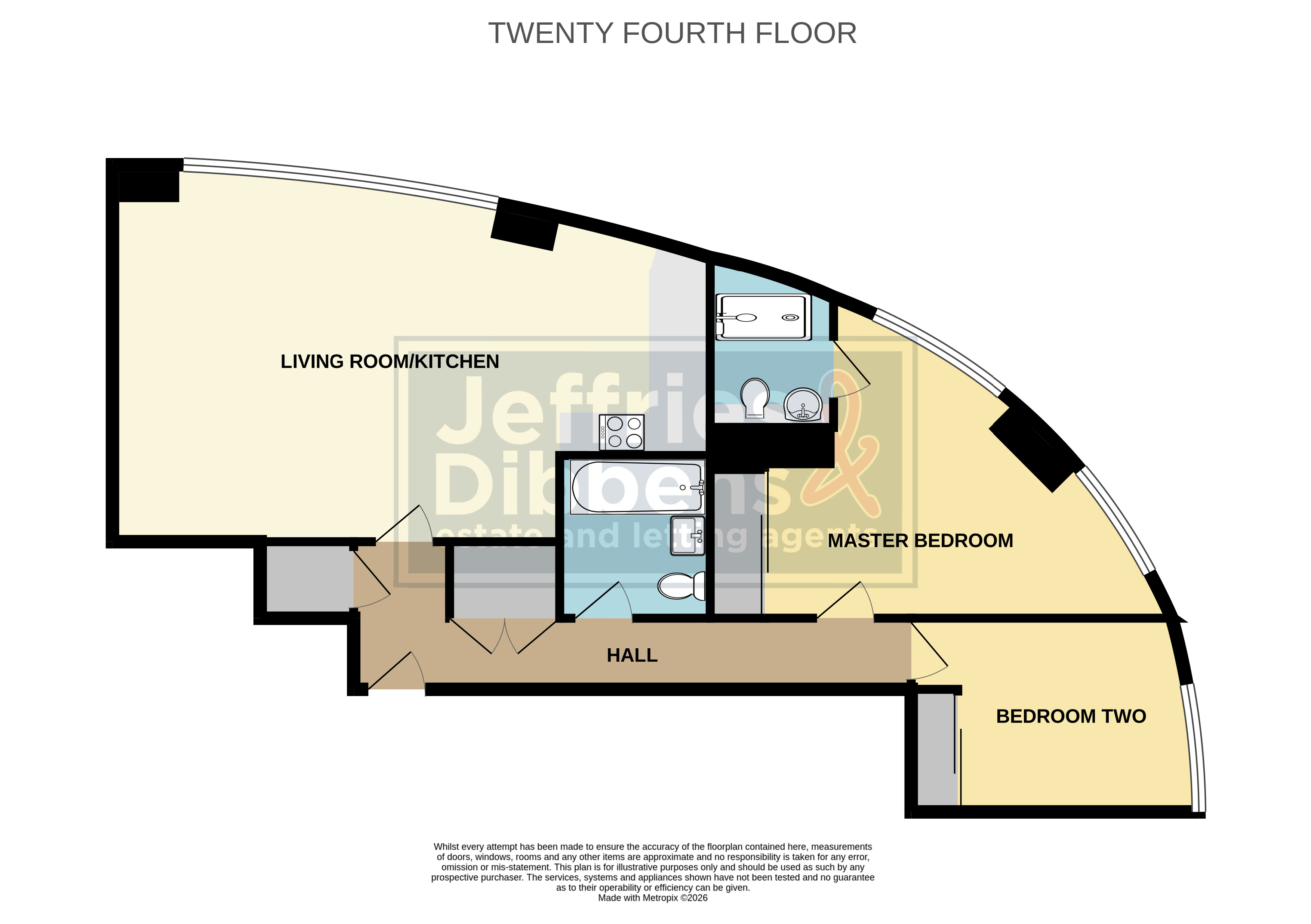 Flat 134 No 1, Gunwharf Quays, Portsmouth floorplan