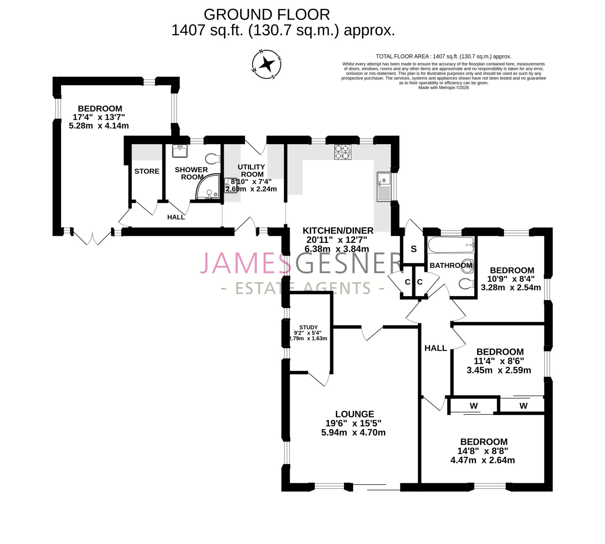 Barberry, Bakers Lane, Wallingford floorplan