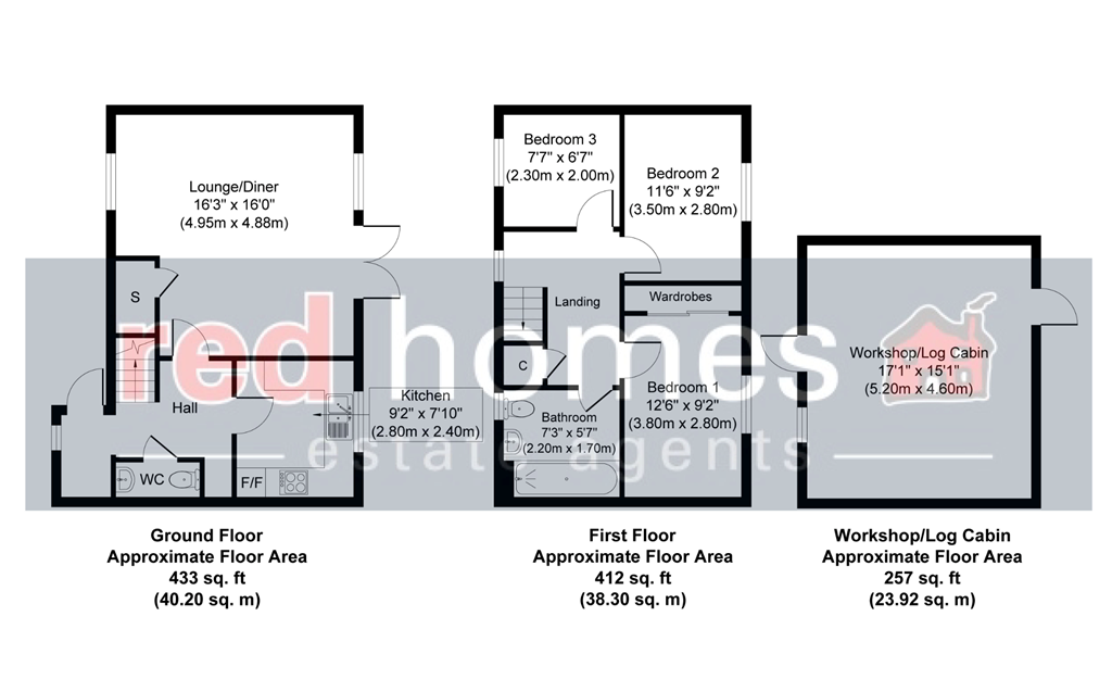 14, Rorkes Close St. Budeaux Devon, Plymouth floorplan