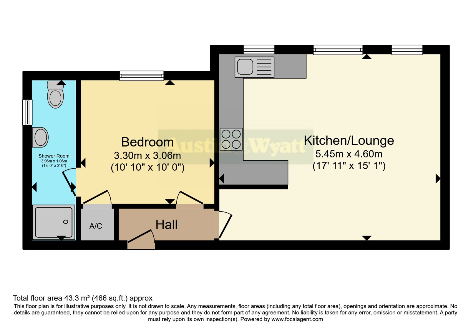 Flat 4, The Granary,, Gooseberry Lane, Hampshire floorplan