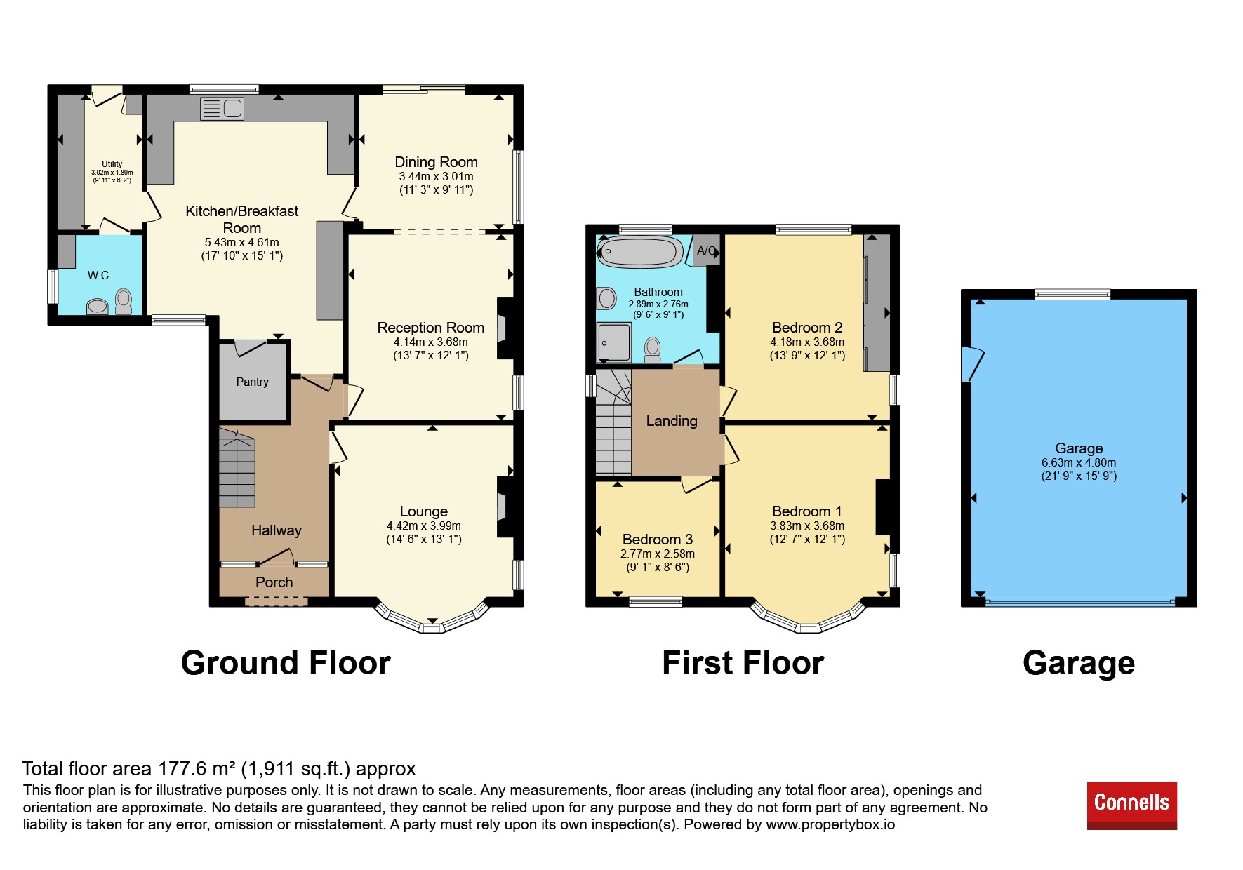 2, Old Forge Road, Lutterworth floorplan