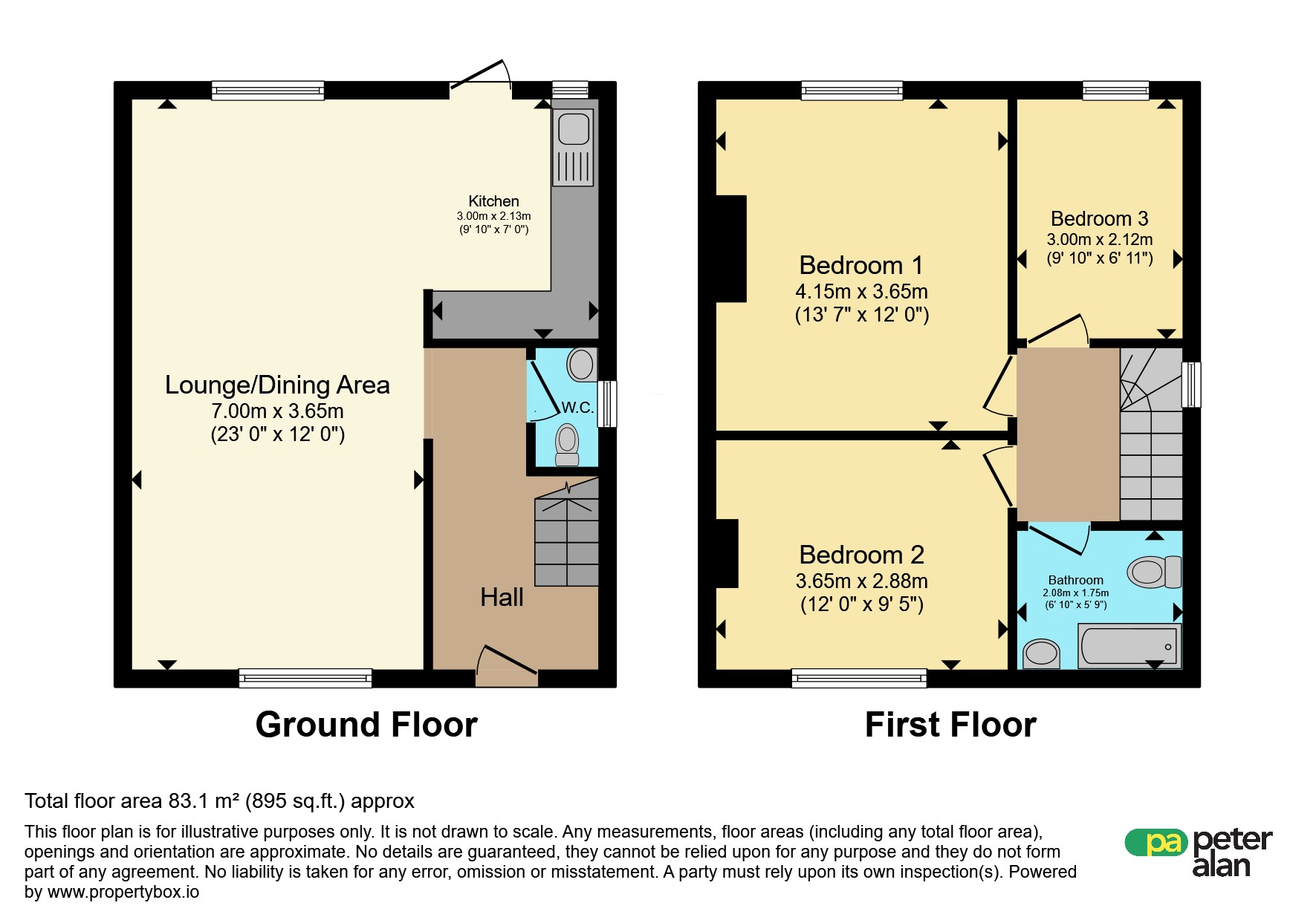 82, Wilson Road, Cardiff floorplan