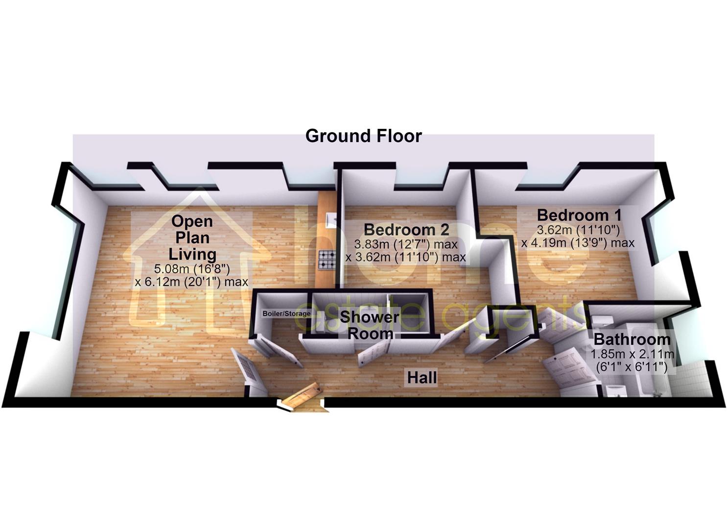 210, The Mill, Castle Street, Stalybridge floorplan