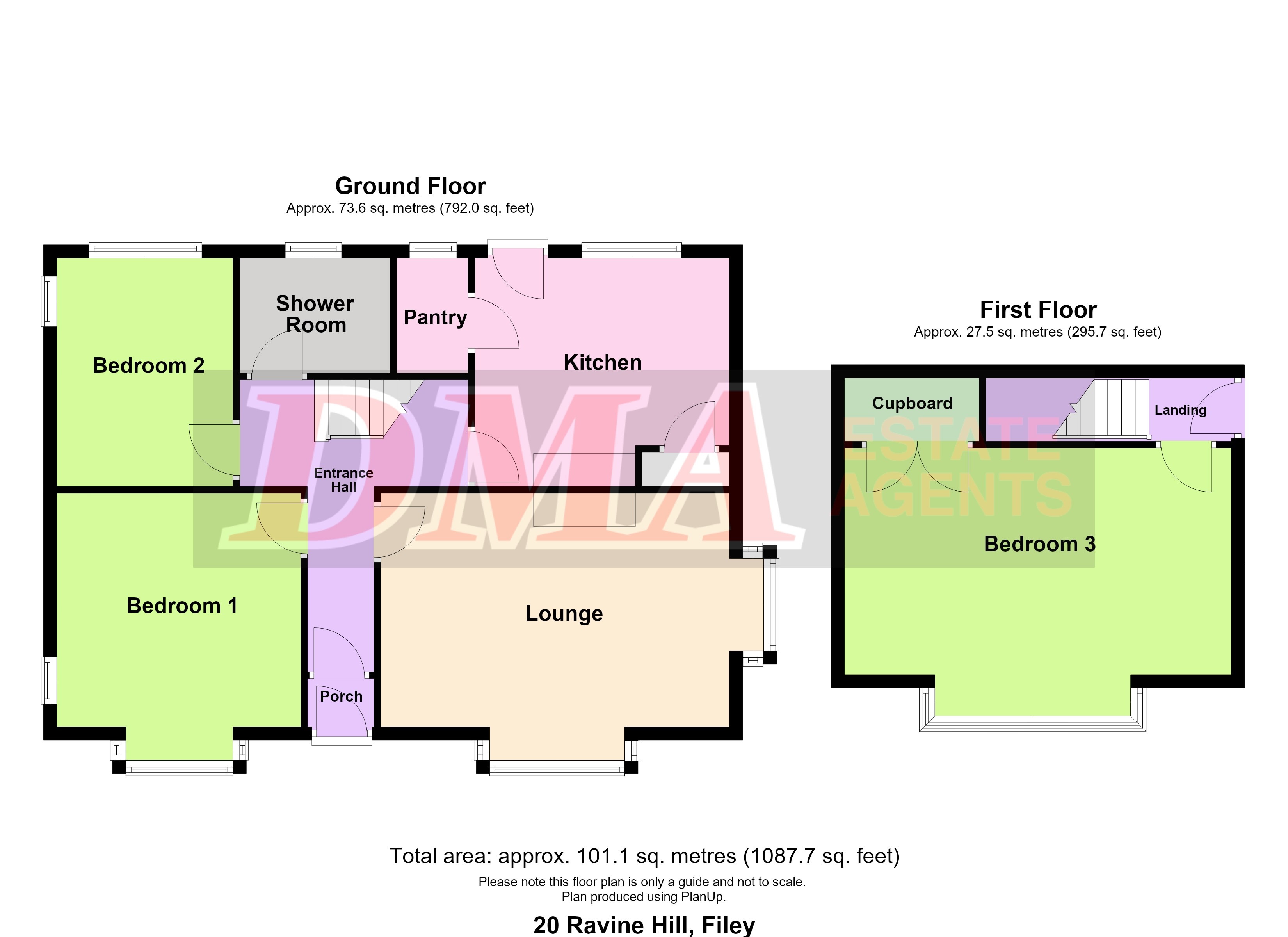 Ravine Hill, Filey floorplan