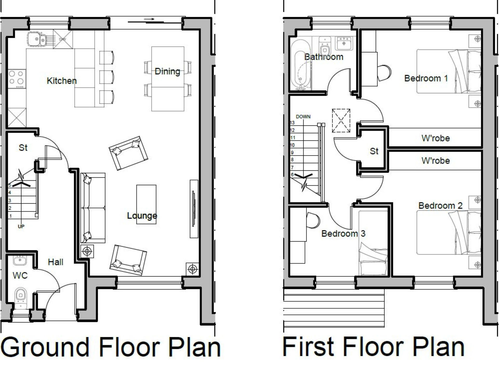 Plot 2 Oatlands,Oatlands Road, Andreas floorplan