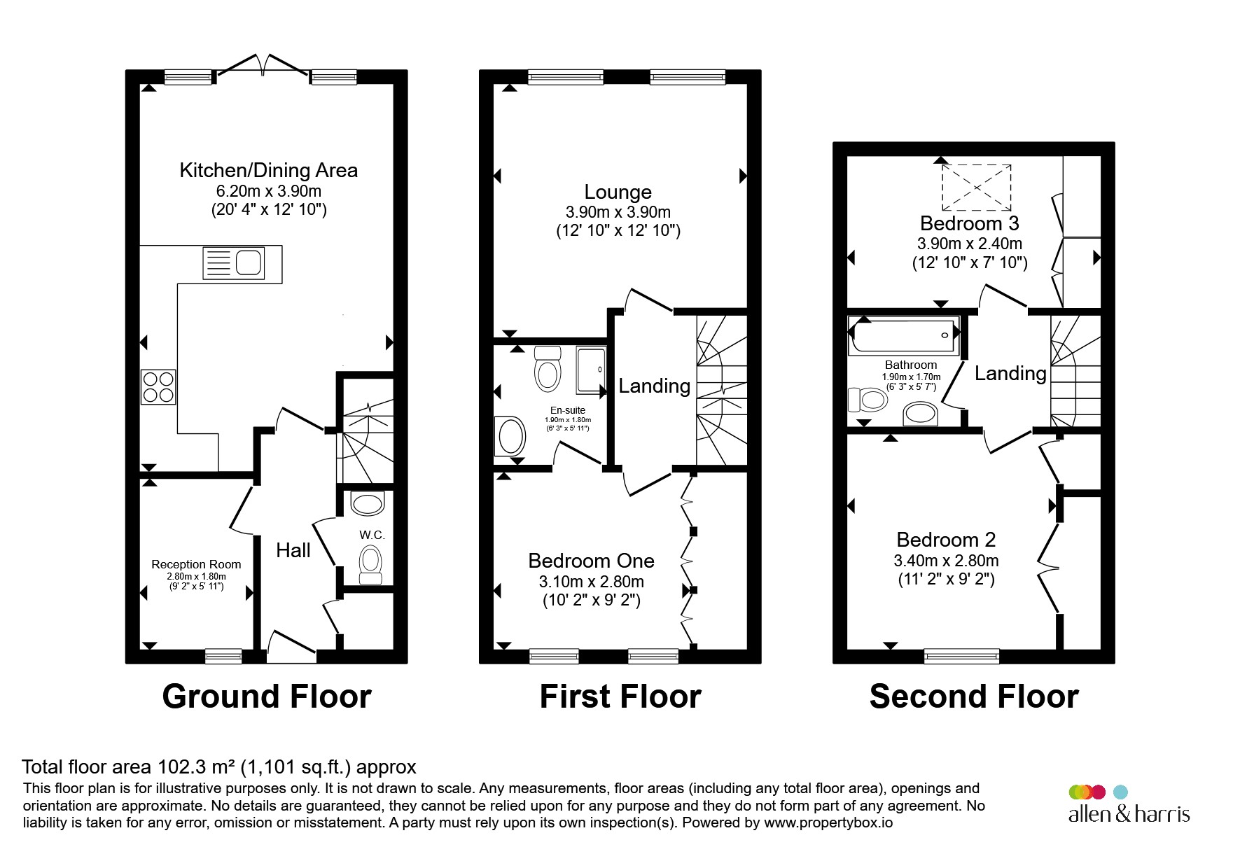 21, Hillside Drive, Frome floorplan
