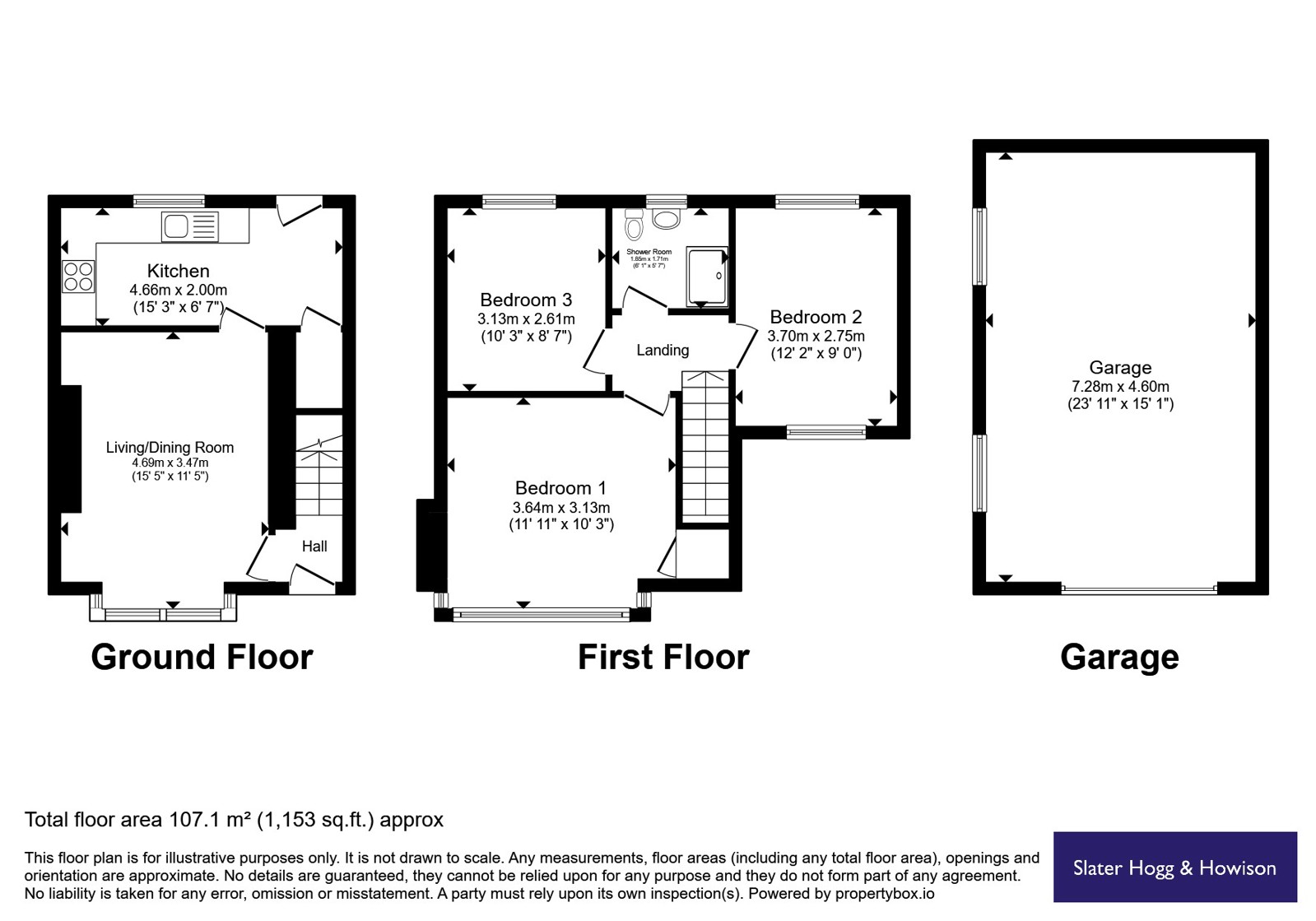 96, Golf Drive, Glasgow floorplan