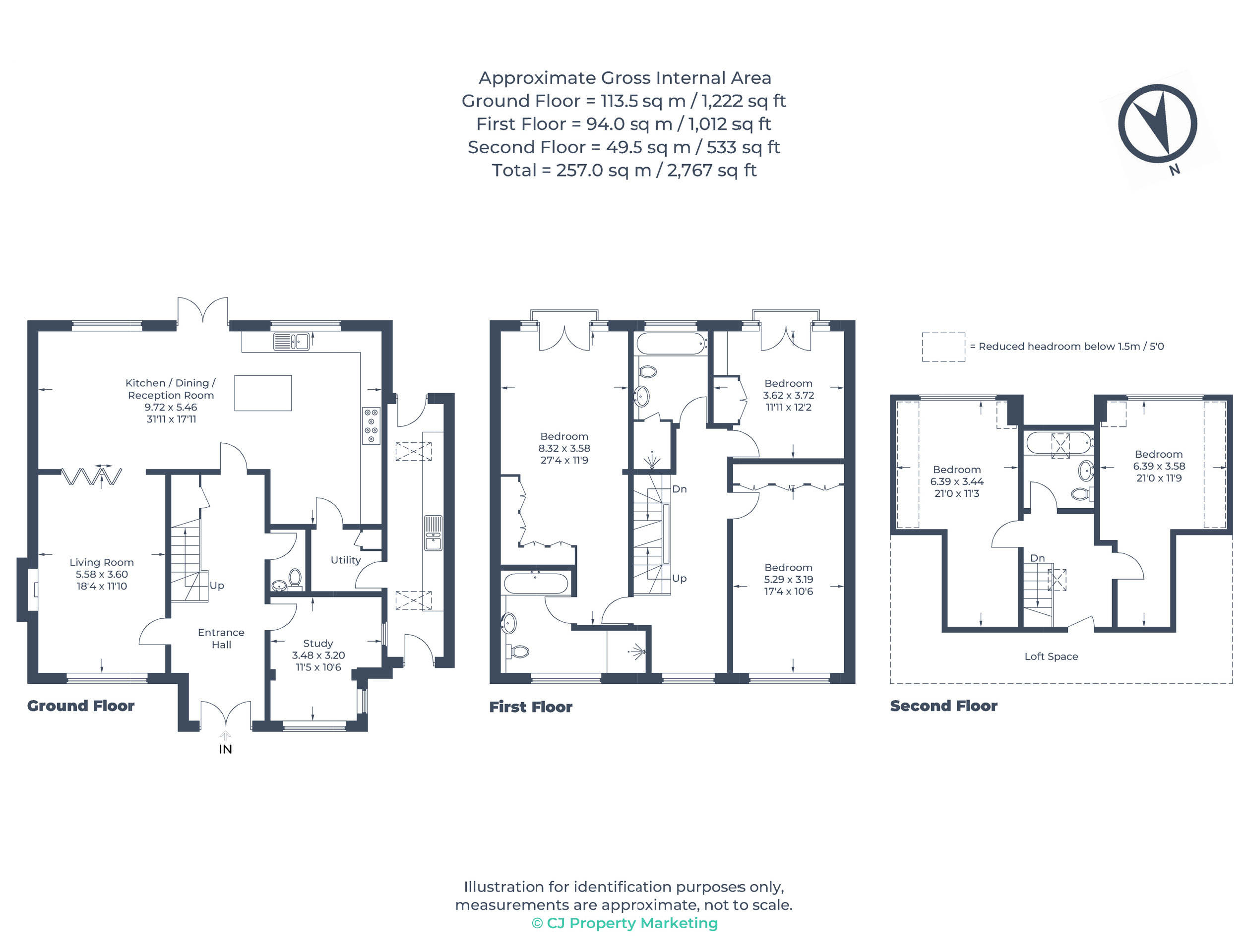 50 Upper Hall Park, Berkhamsted floorplan