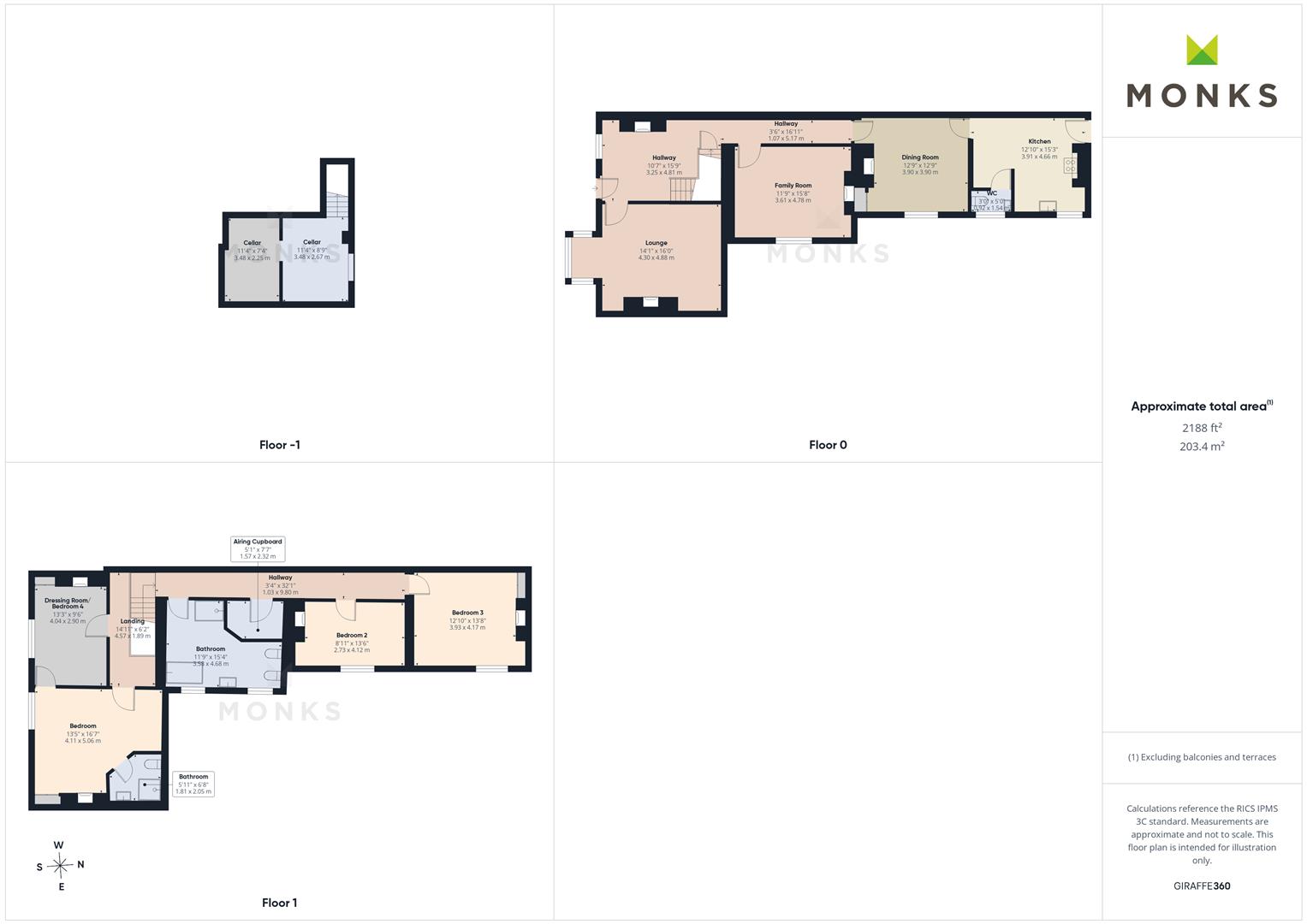 Noble Street, Shrewsbury floorplan