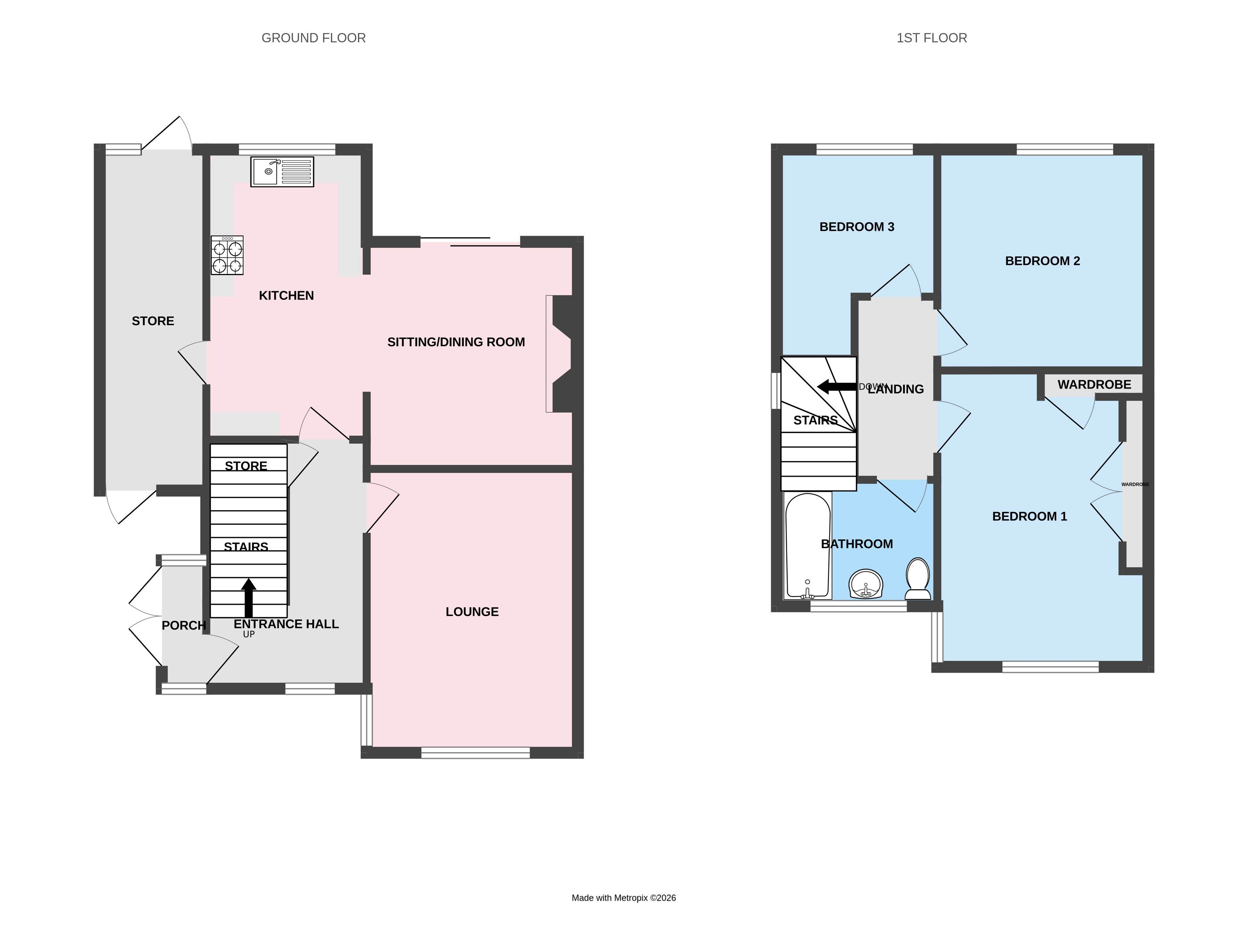125, Wrekin Drive, Telford floorplan