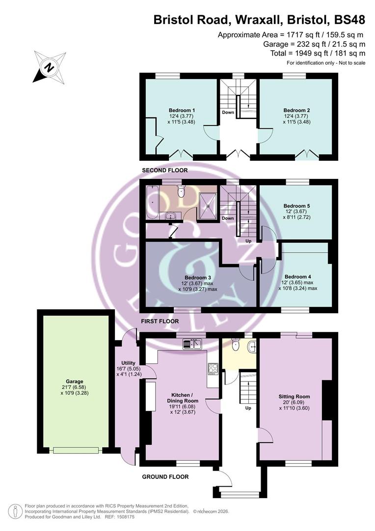 Tree Tops, Bristol Road, Wraxall floorplan