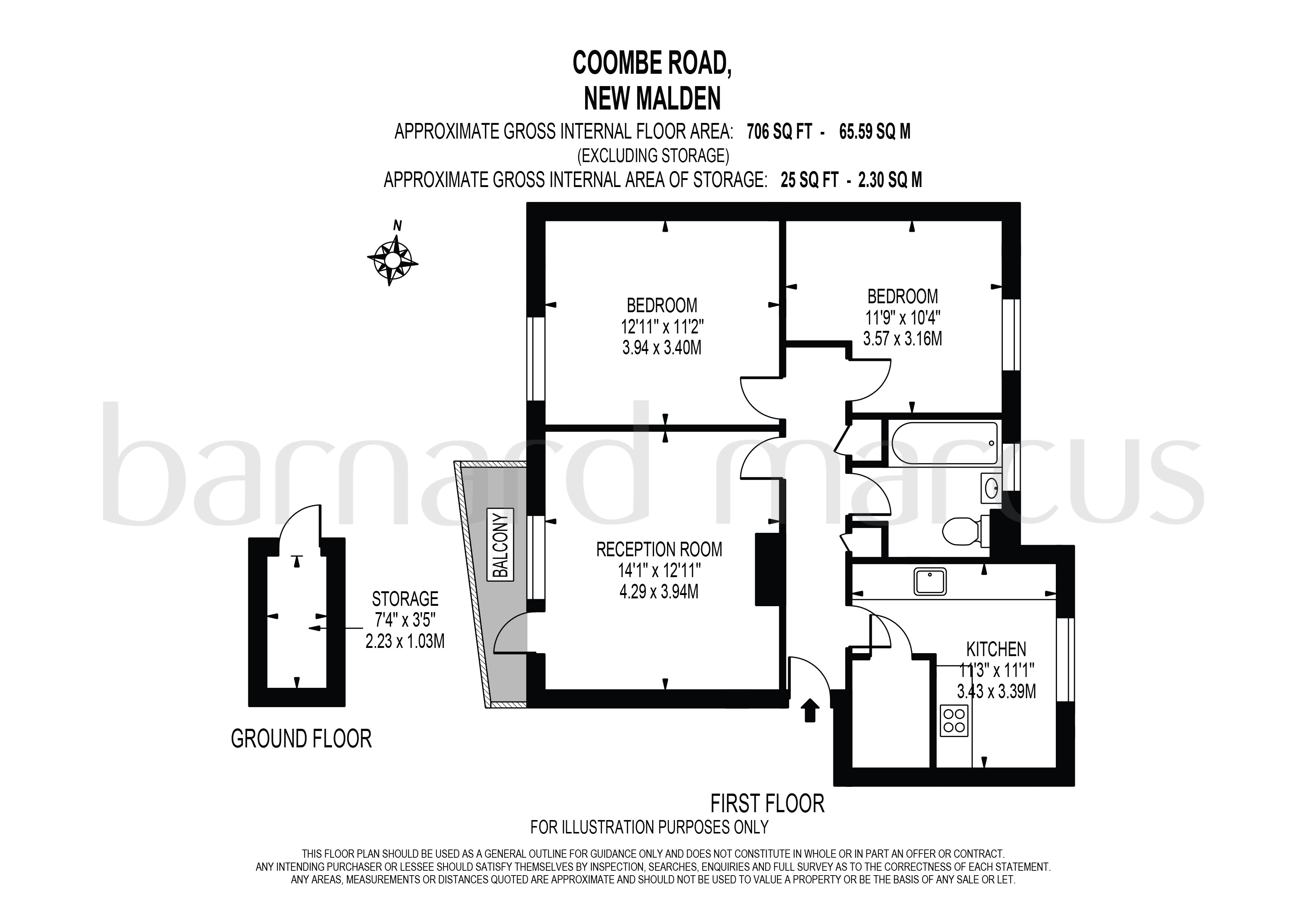 65, Coombe Road, NEW MALDEN floorplan
