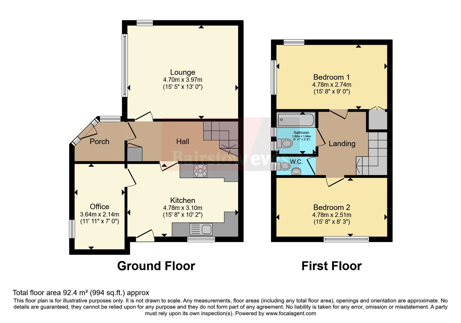 110, Langham Crescent, Essex floorplan