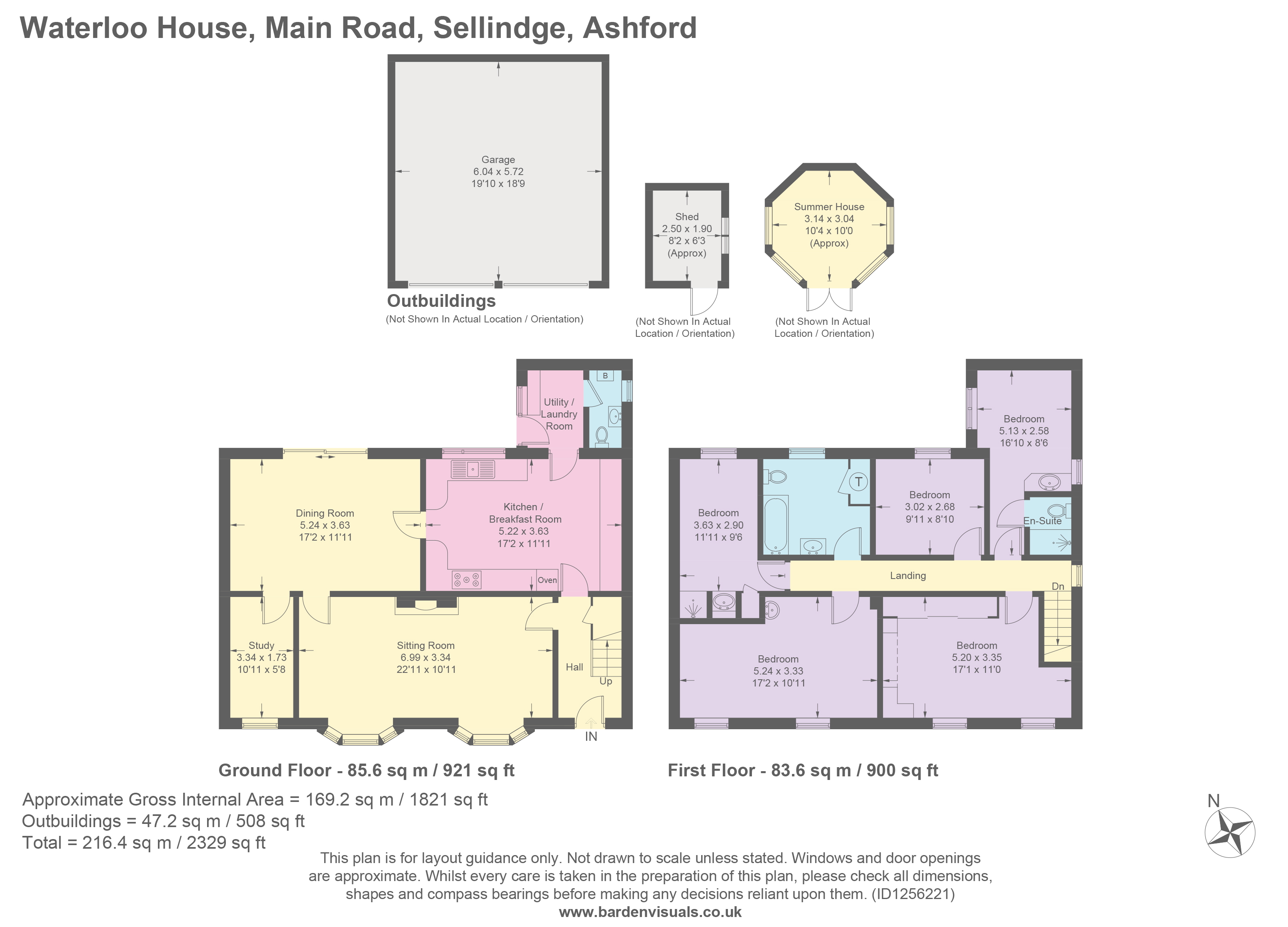 Waterloo House, Main Road, Sellindge floorplan