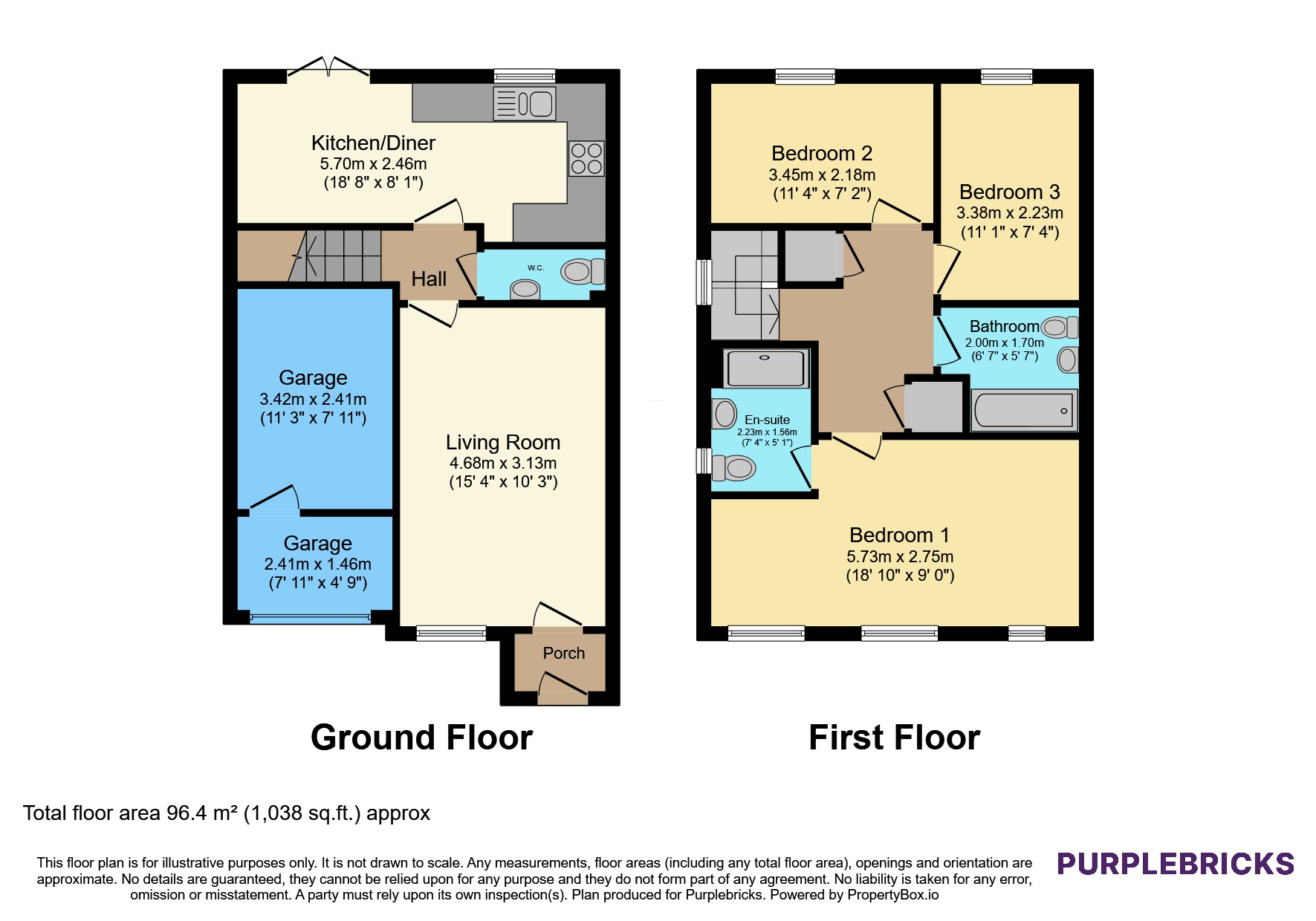 20, Walton Heath Way, Ashington floorplan