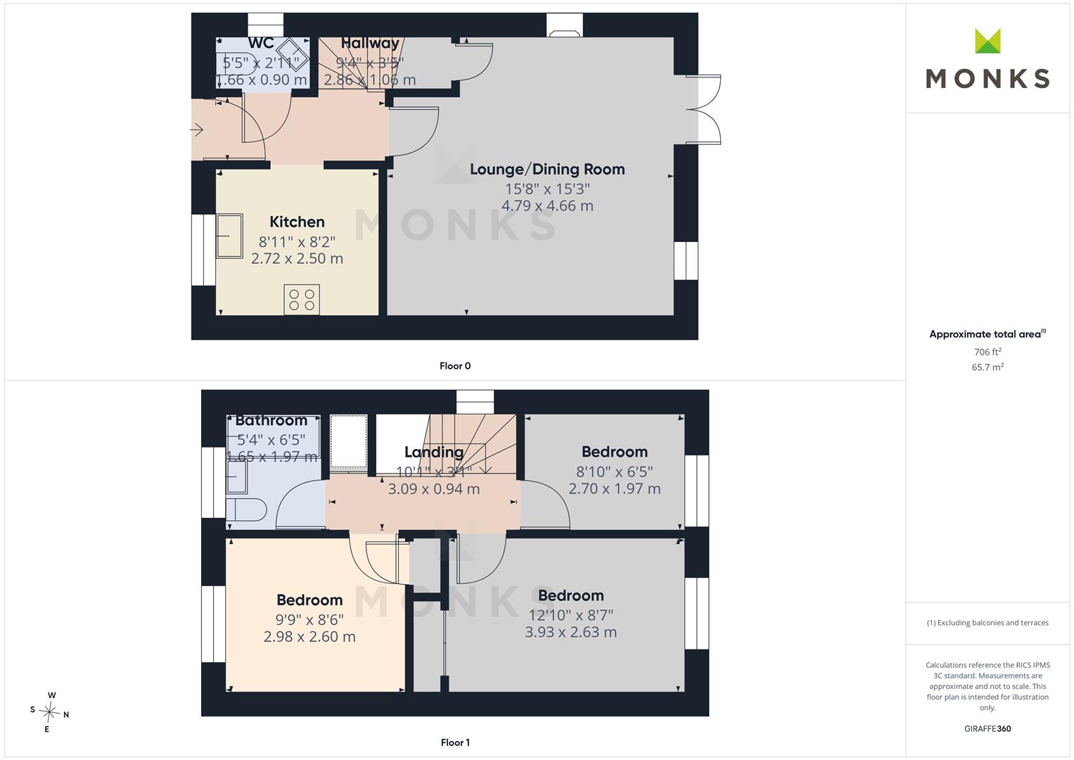 2, Hawkstone Close, Shrewsbury floorplan
