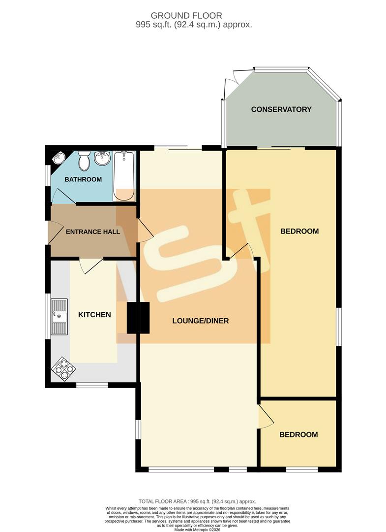 Rose Cottage, The Chase, Rochford floorplan