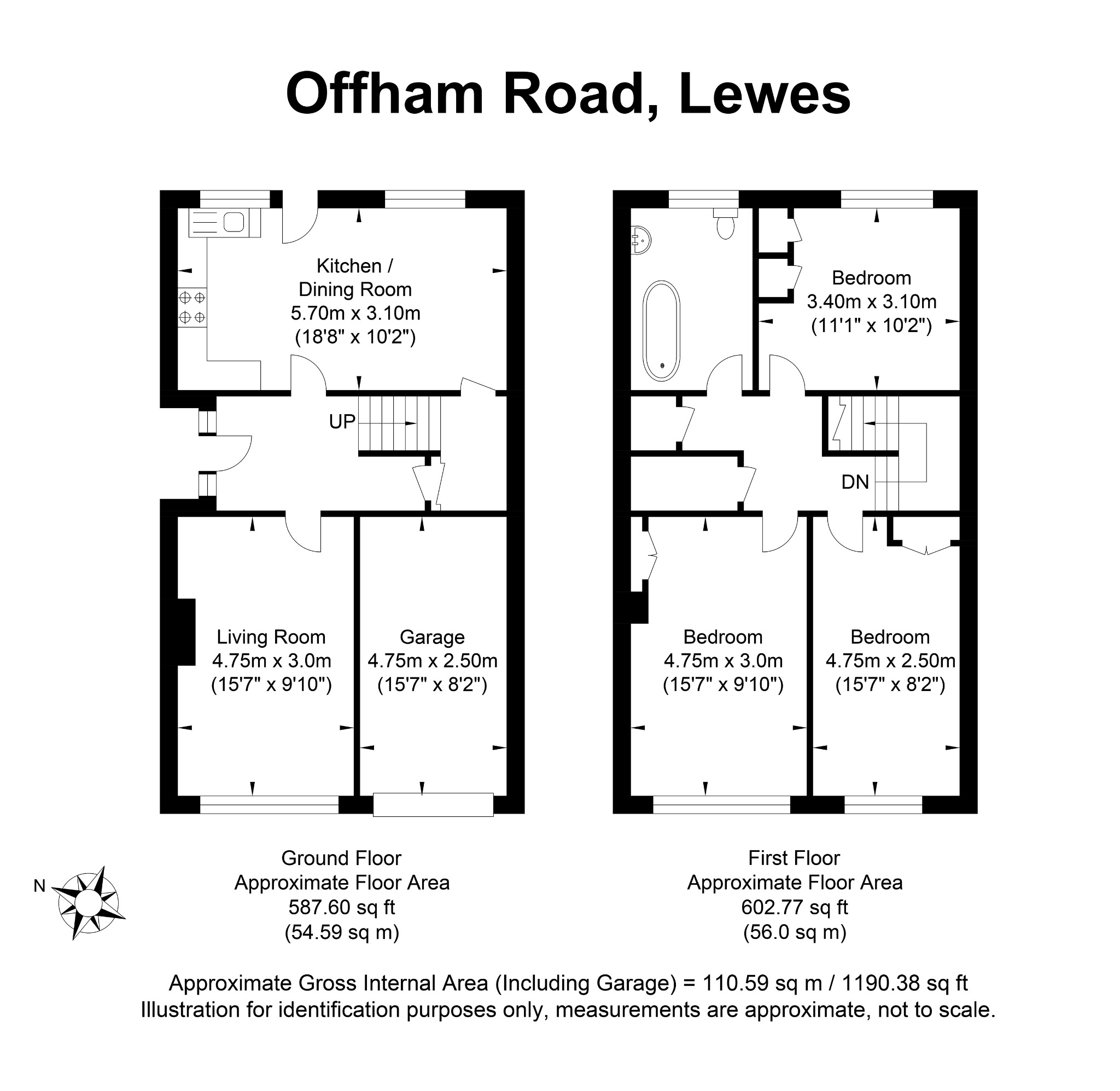 6, Offham Road, Lewes floorplan
