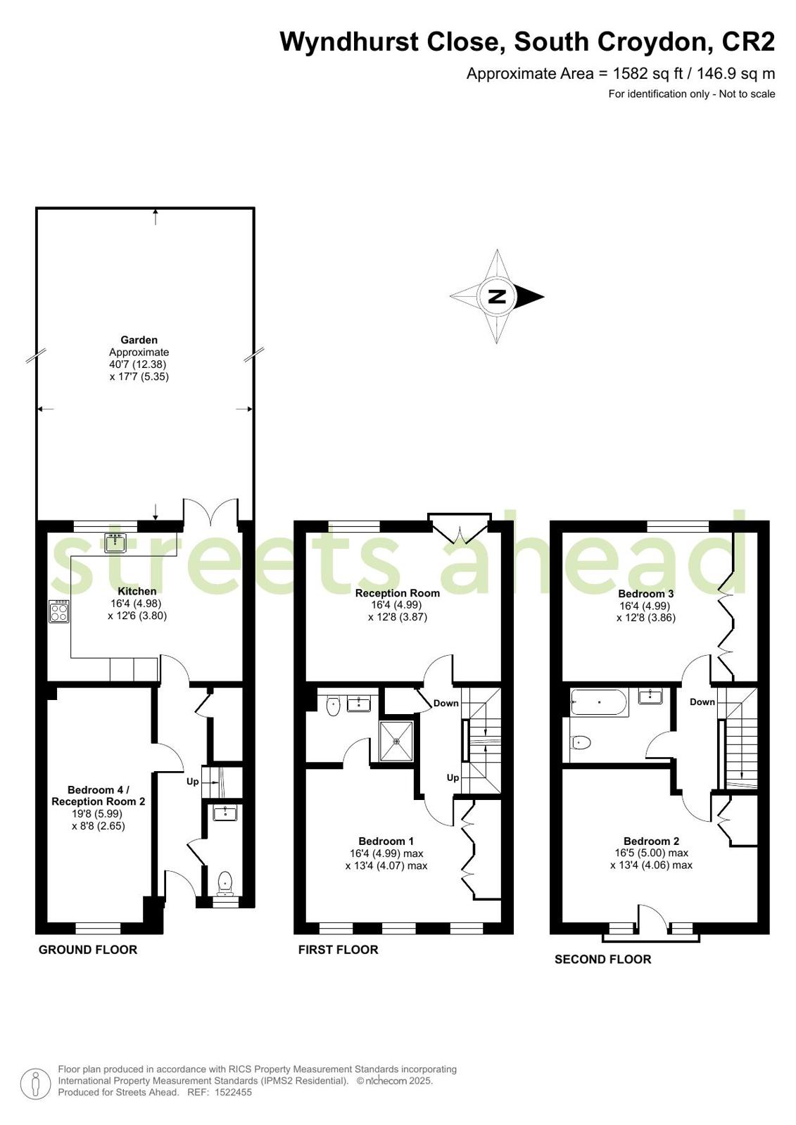 3, Wyndhurst Close, South Croydon floorplan