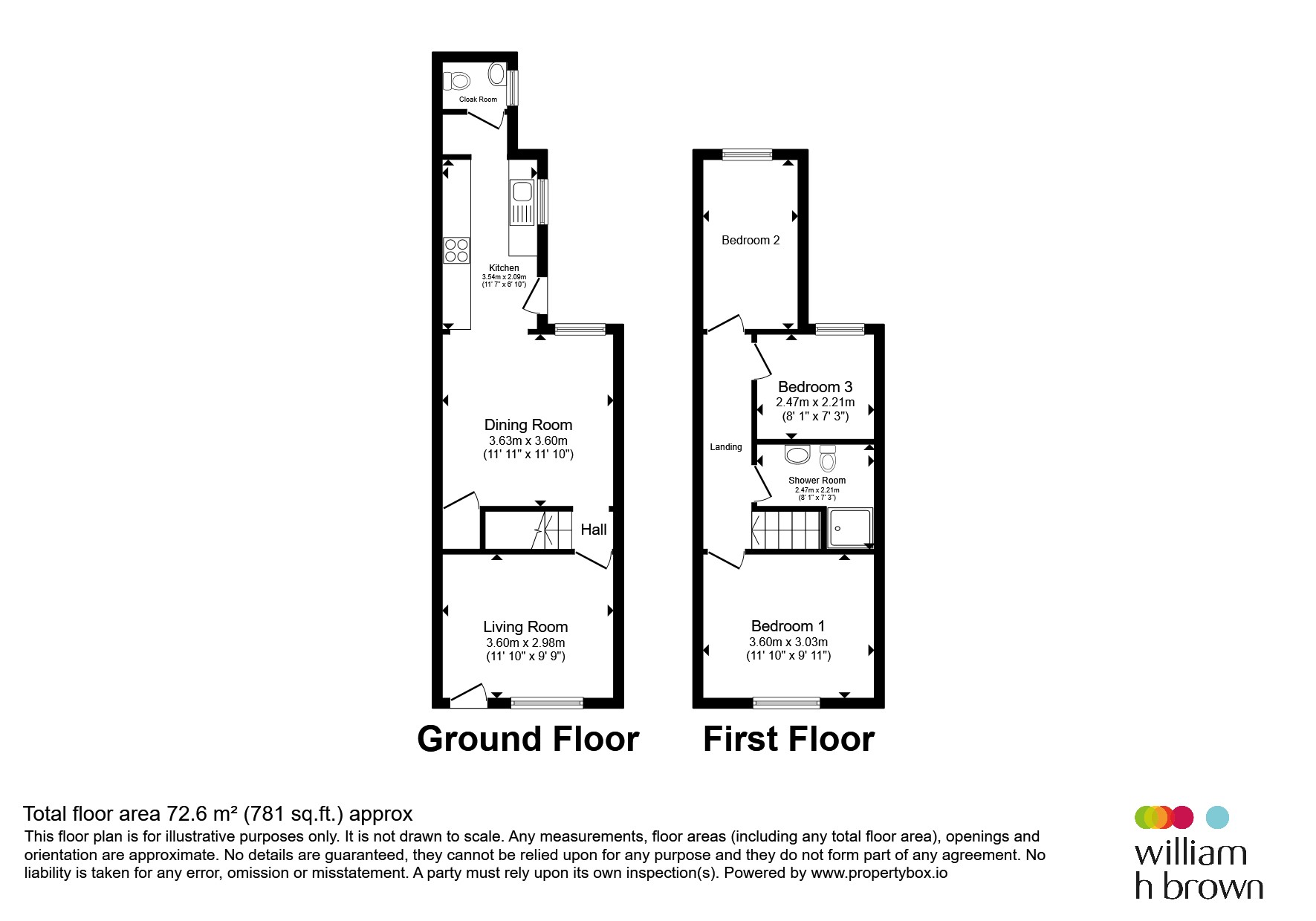 109, Portland Street, Chesterfield floorplan