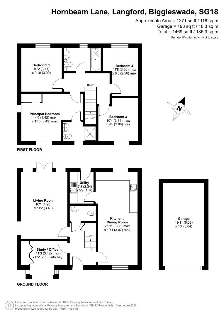 33, Hornbeam Lane, Biggleswade floorplan
