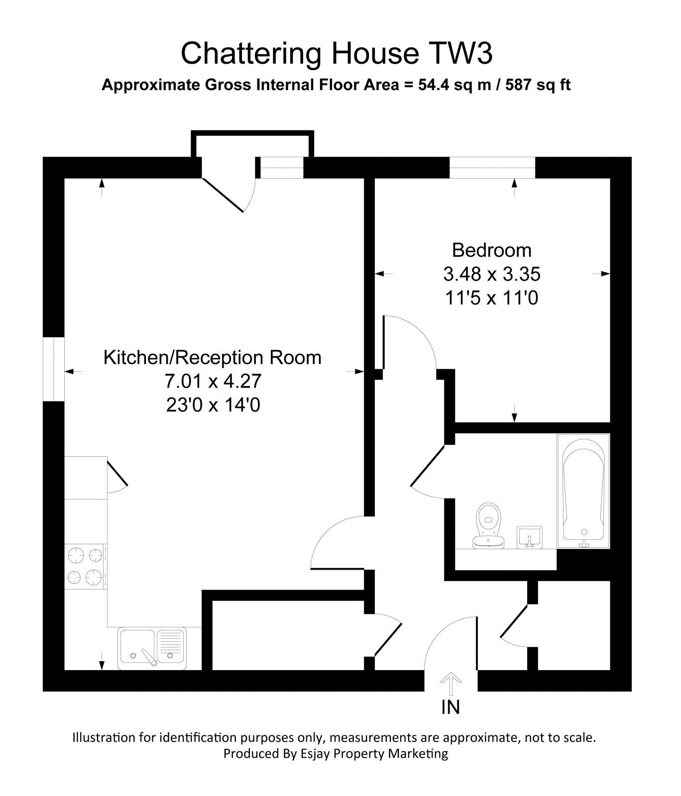 100 Hanworth Road, Hounslow floorplan