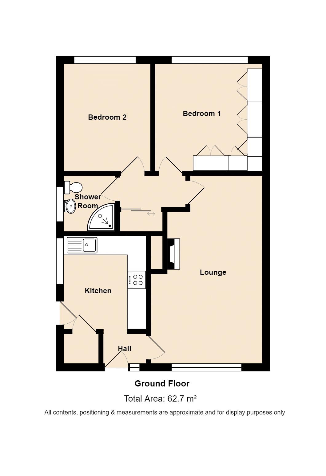 2 Bedrooms Semi-detached bungalow for sale in Leamington Road, Congleton CW12