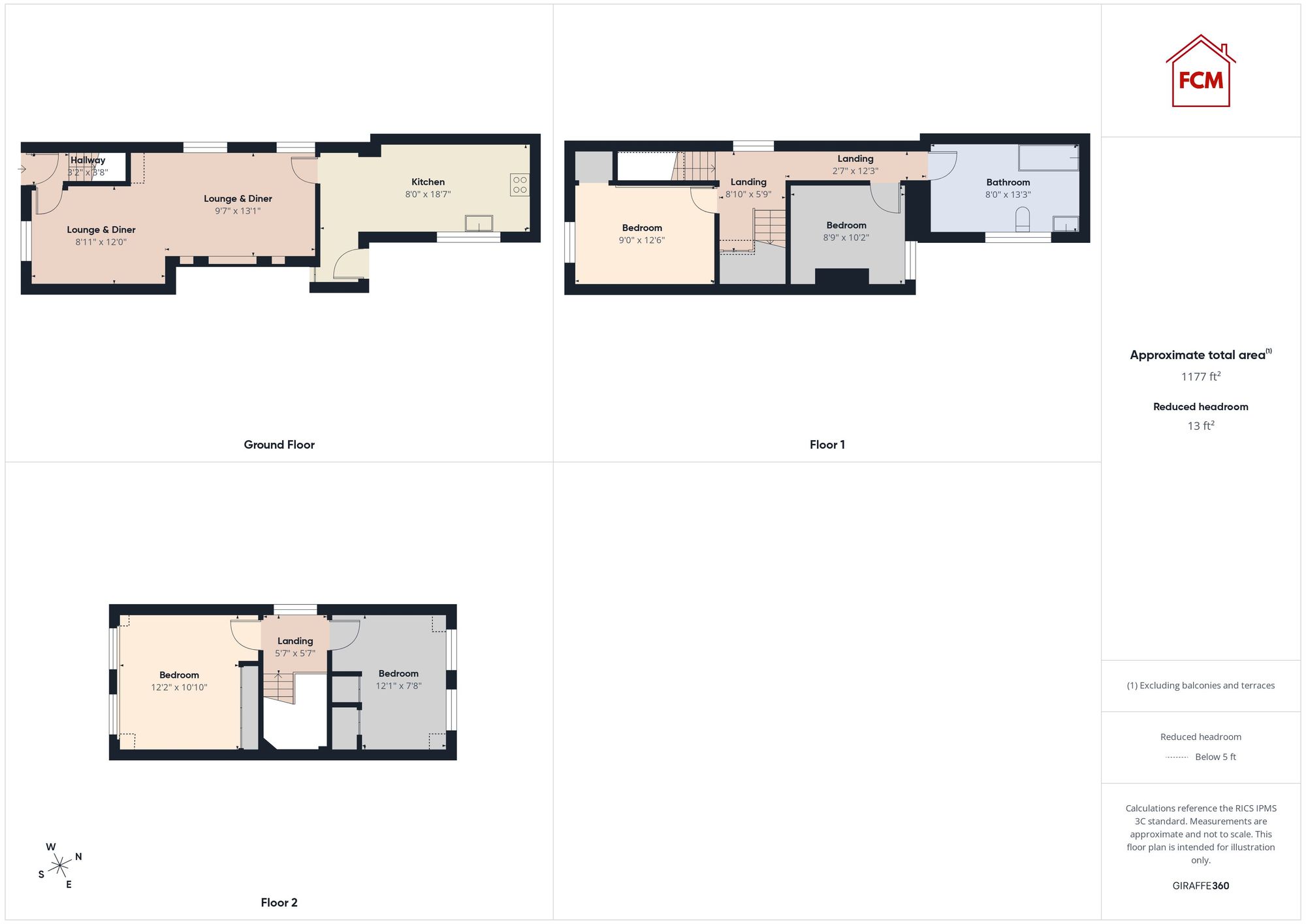 1 Ennerdale Road, Cleator Moor floorplan